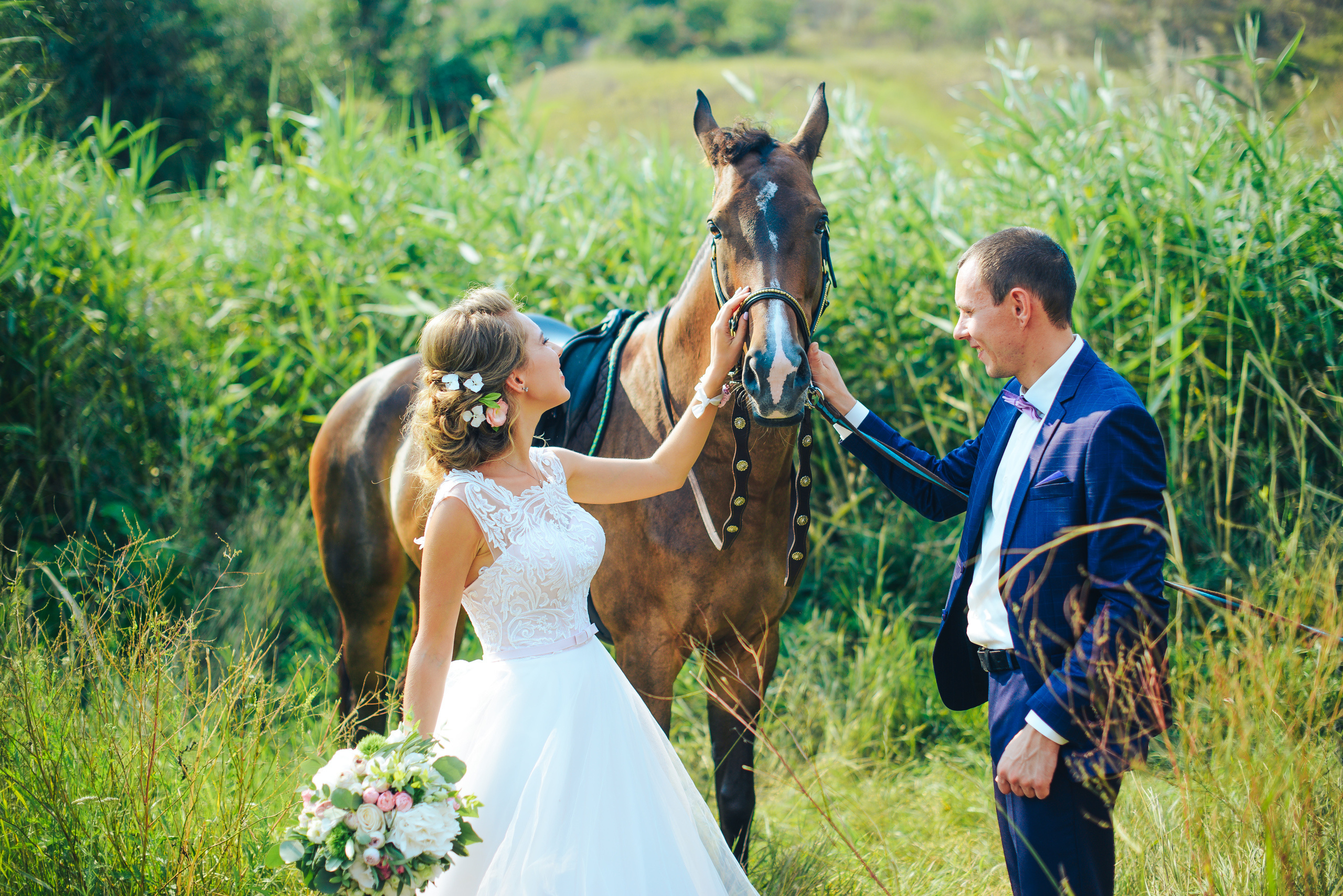 Hot summer wedding. Galina and Aleksey. Photographer in London Daria Agafonova