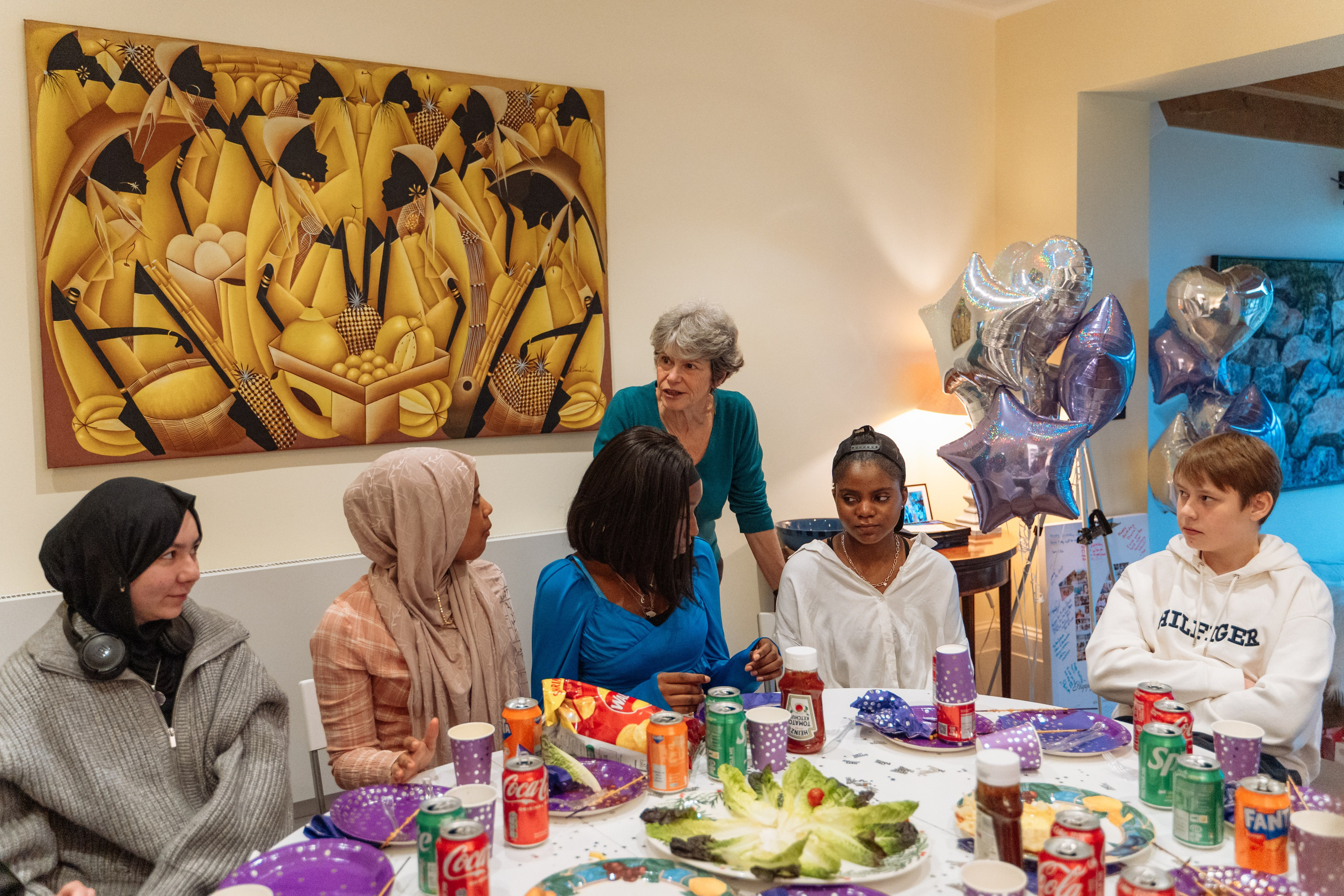 Home Birthday party. Photographer in London Daria Agafonova