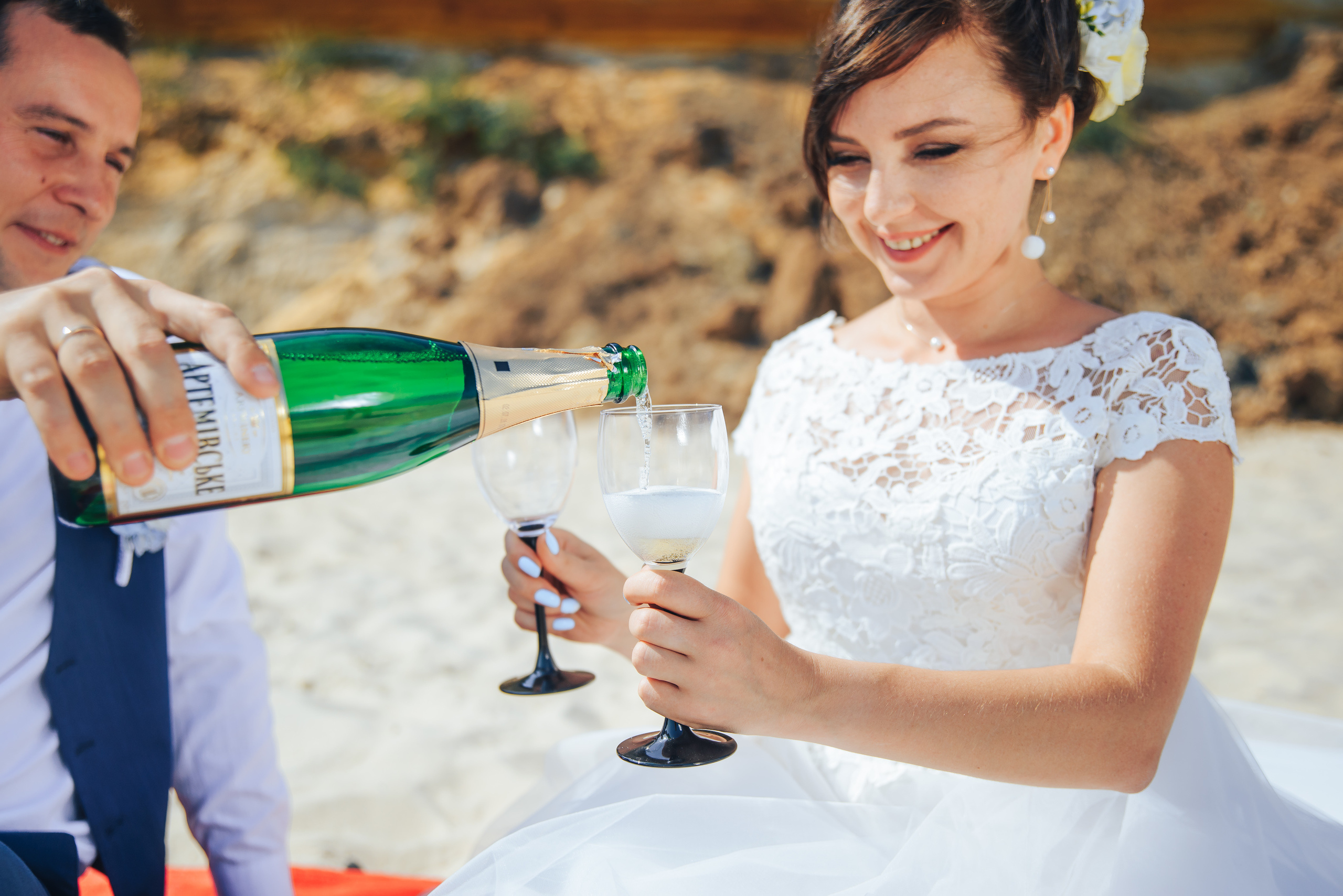Wedding by the sea. Aleksey and Tatyana. Photographer in London Daria Agafonova