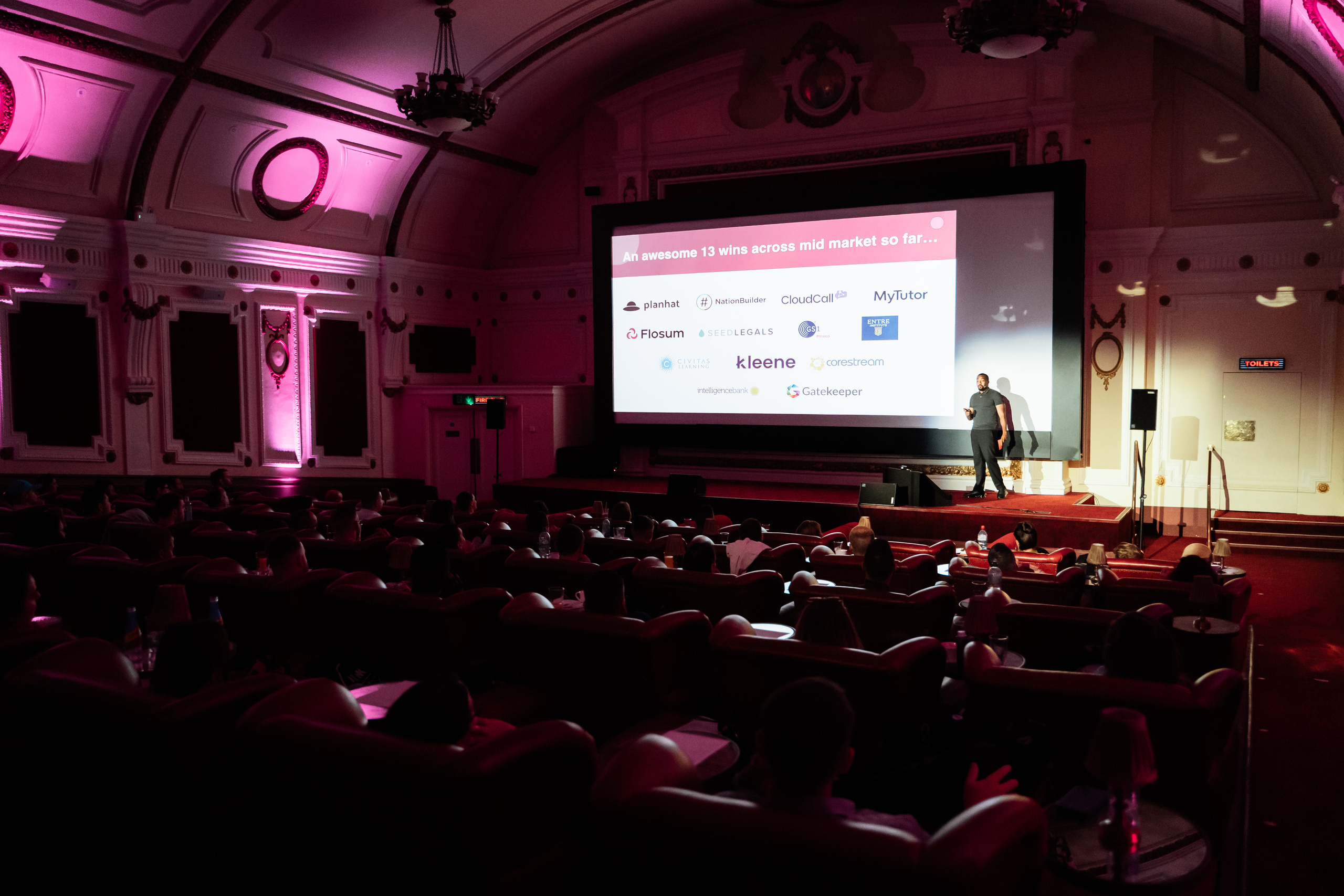 Jiminny business update event. London. Photographer in London Daria Agafonova