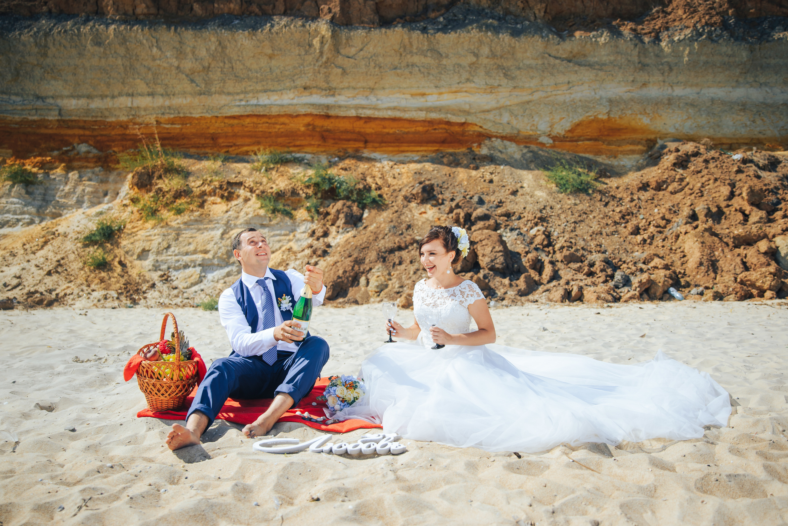 Wedding by the sea. Aleksey and Tatyana. Photographer in London Daria Agafonova