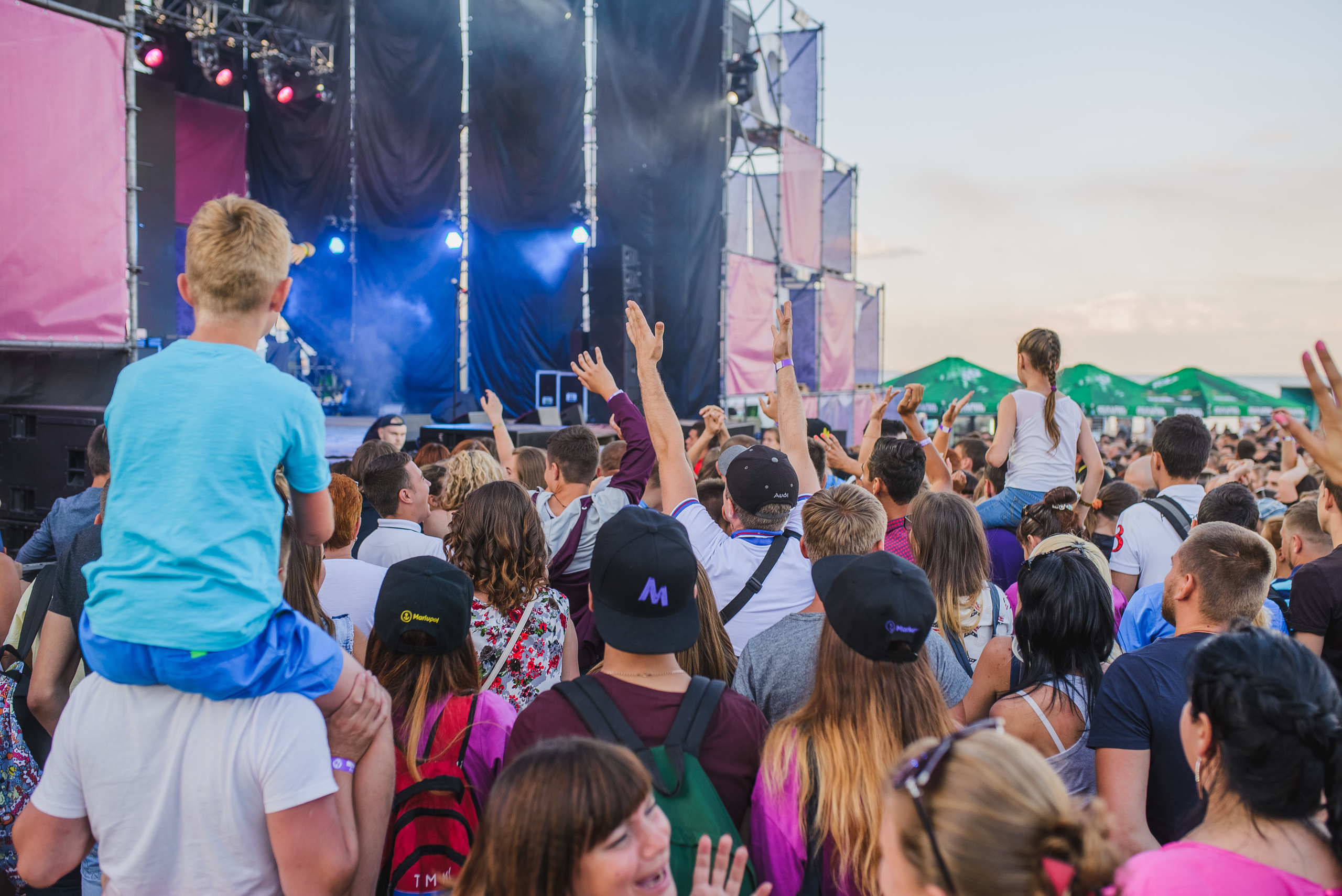 Music festival in Mariupol. Ukraine. Photographer in London Daria Agafonova