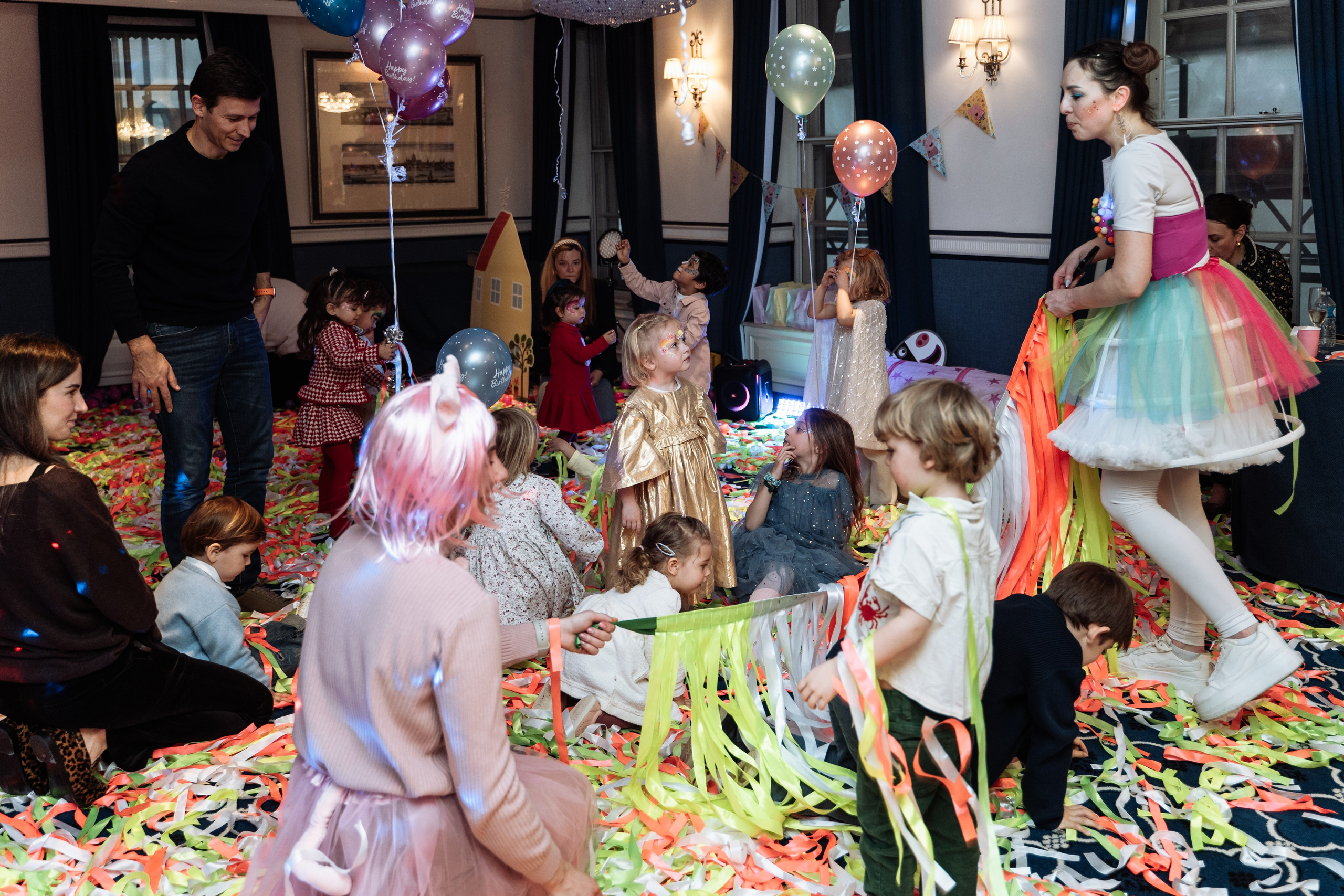 Peppa Pig Birthday party. Photographer in London Daria Agafonova