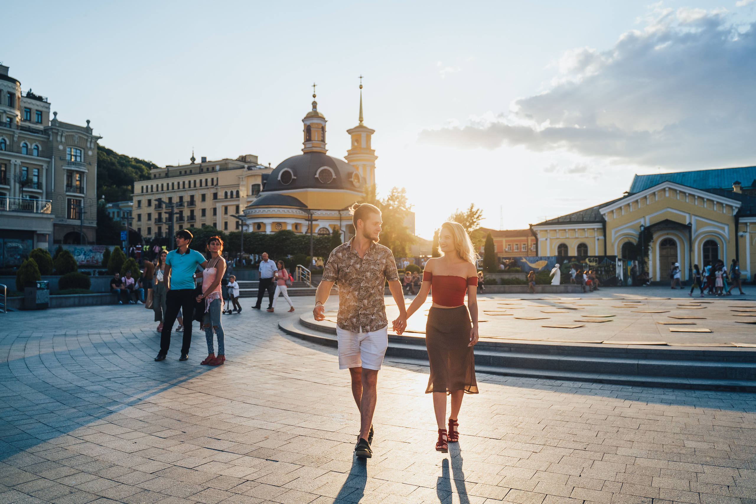 Beautiful sunset. Photographer in London Daria Agafonova