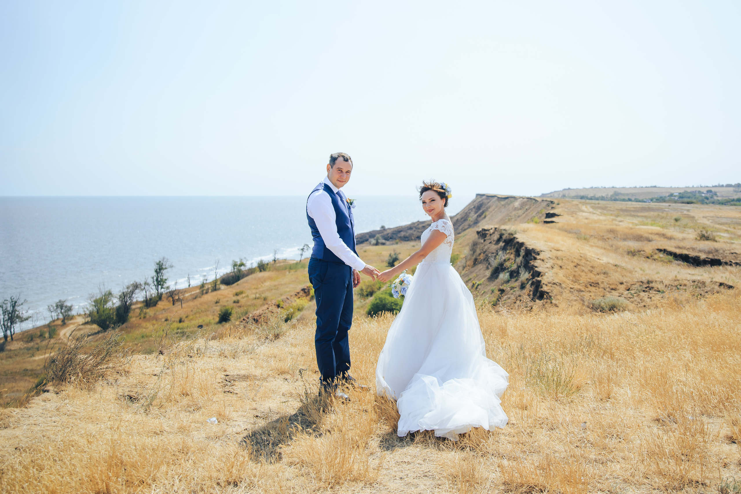 Wedding by the sea. Aleksey and Tatyana. Photographer in London Daria Agafonova
