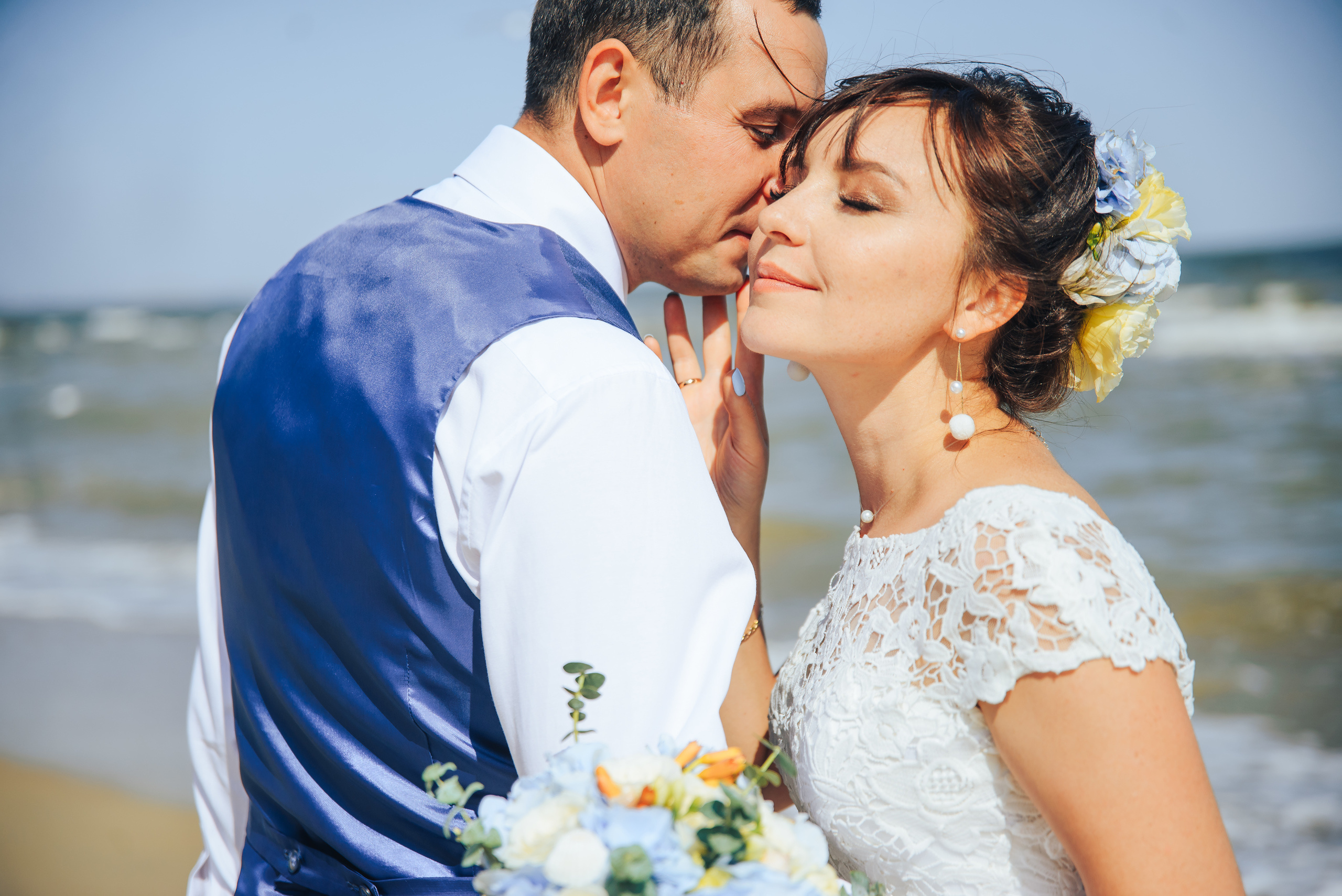 Wedding by the sea. Aleksey and Tatyana. Photographer in London Daria Agafonova