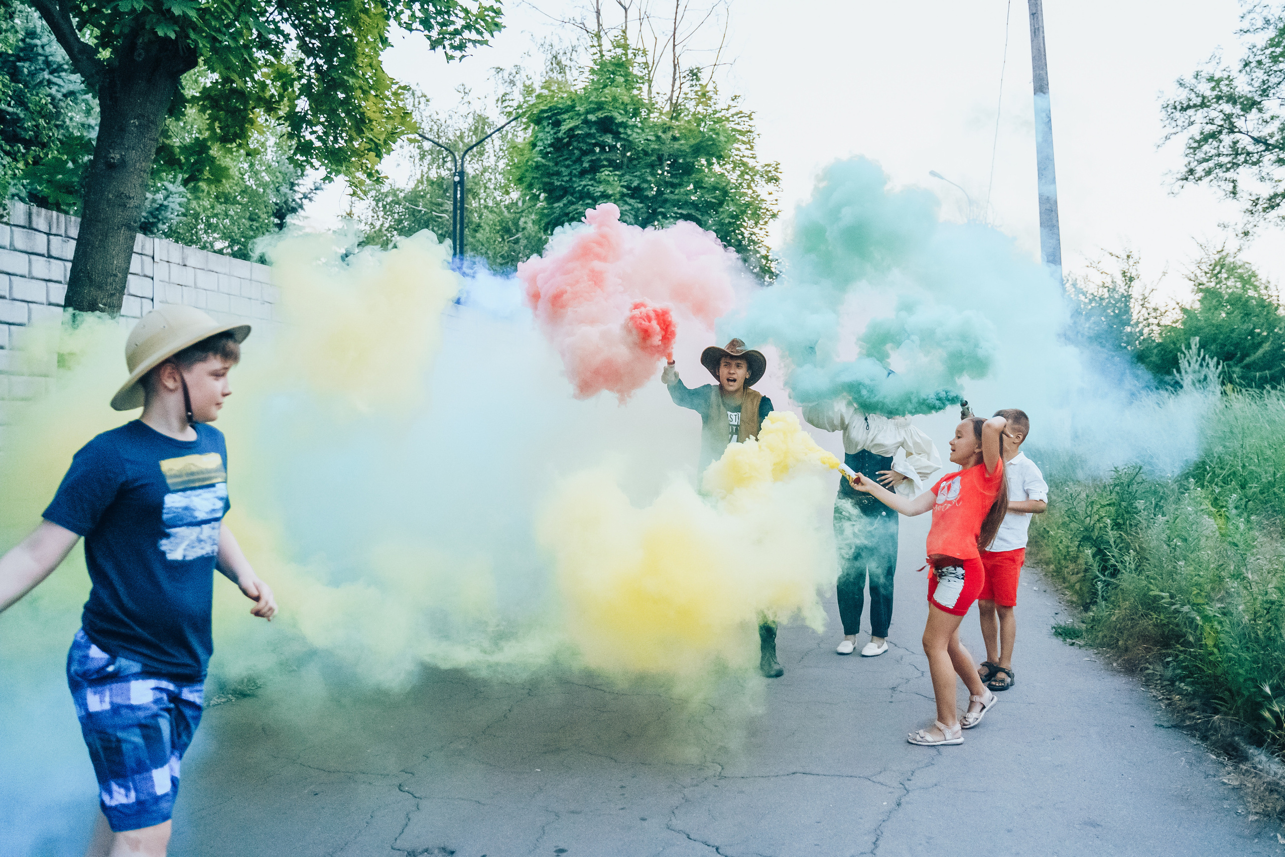 Сhildren’s outdoor birthday party. Photographer in London Daria Agafonova