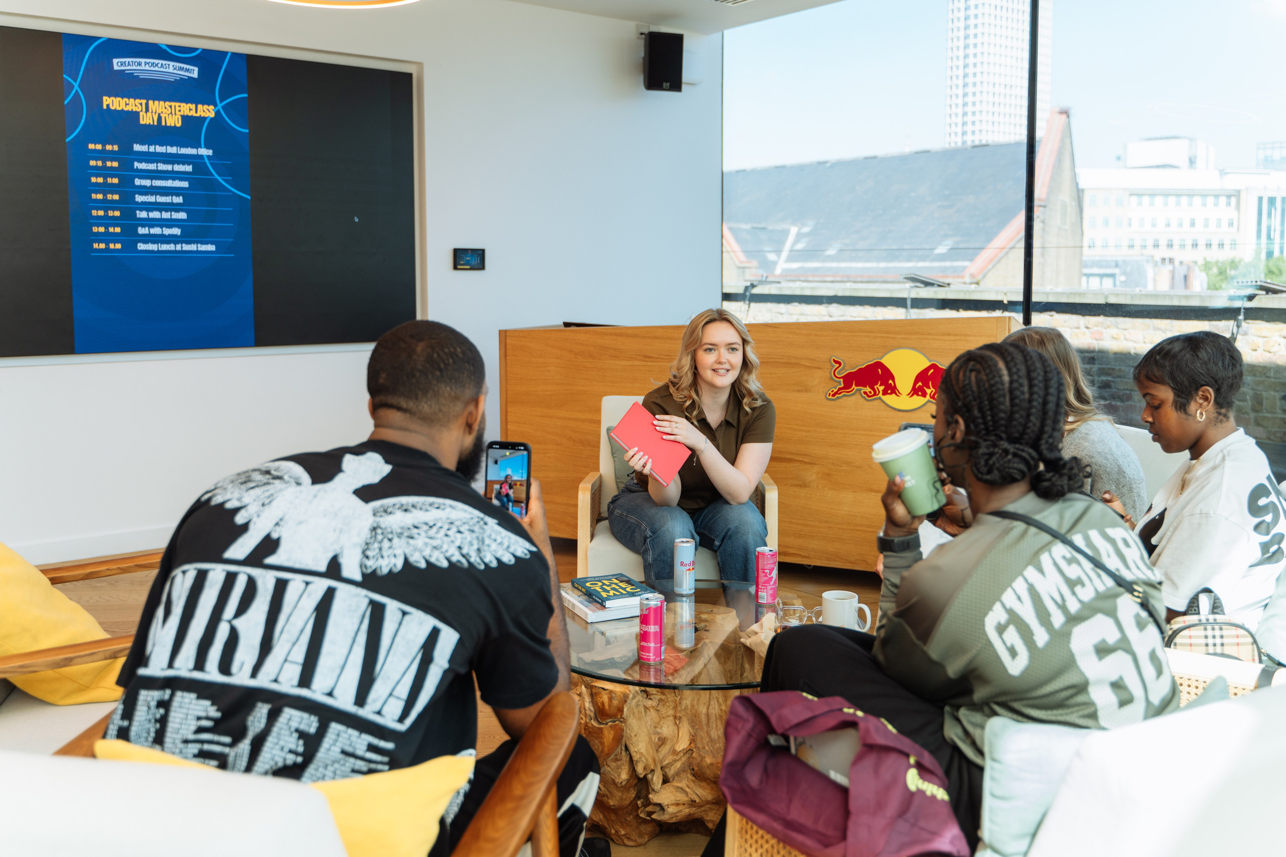 Podcast Masterclass. Red Bull. London. Photographer in London Daria Agafonova