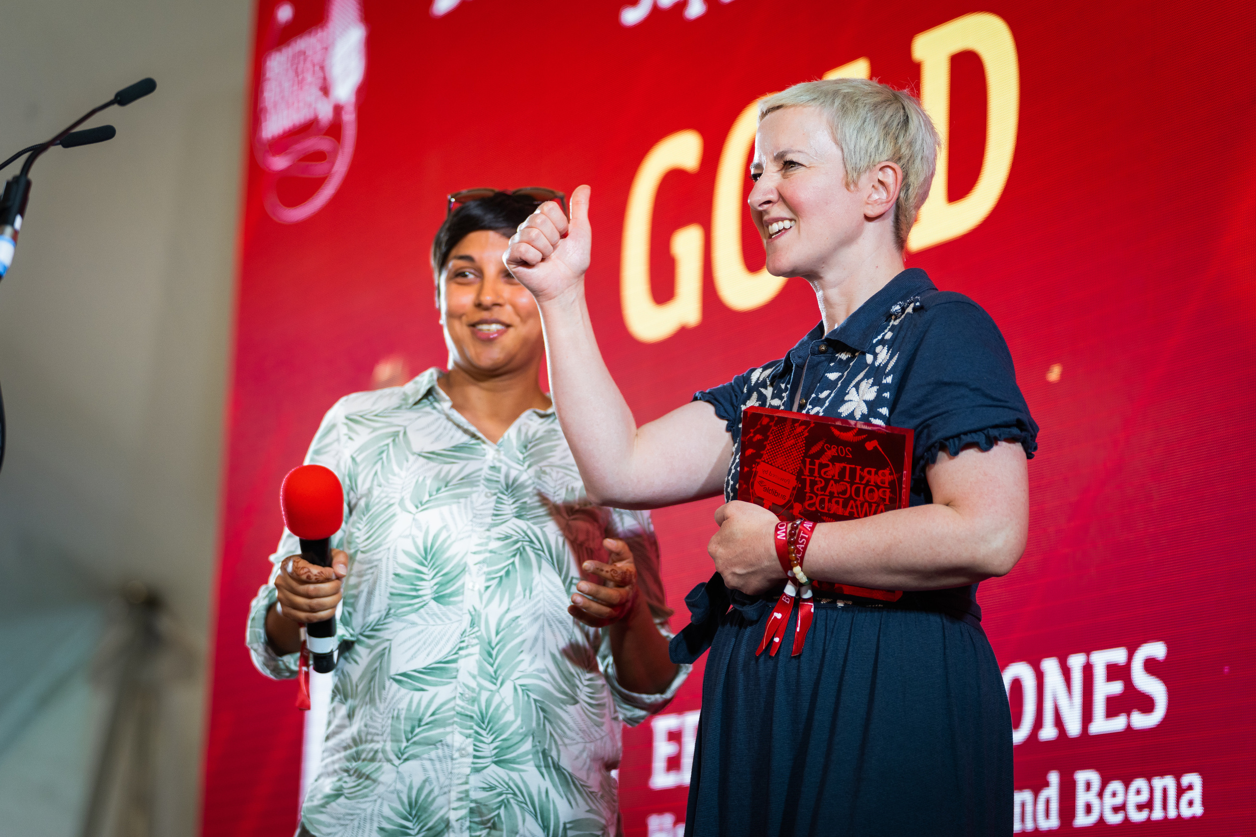 British podcast awards. London. Photographer in London Daria Agafonova