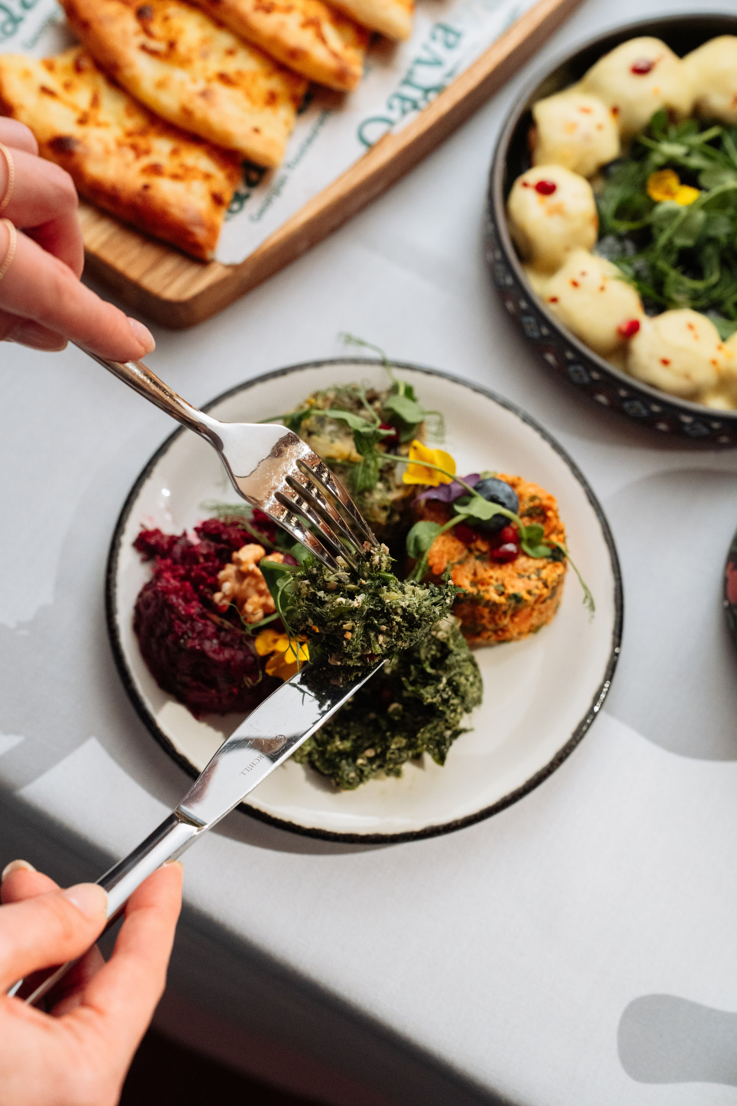 Qarva. Georgian restaurant. Photographer in London Daria Agafonova