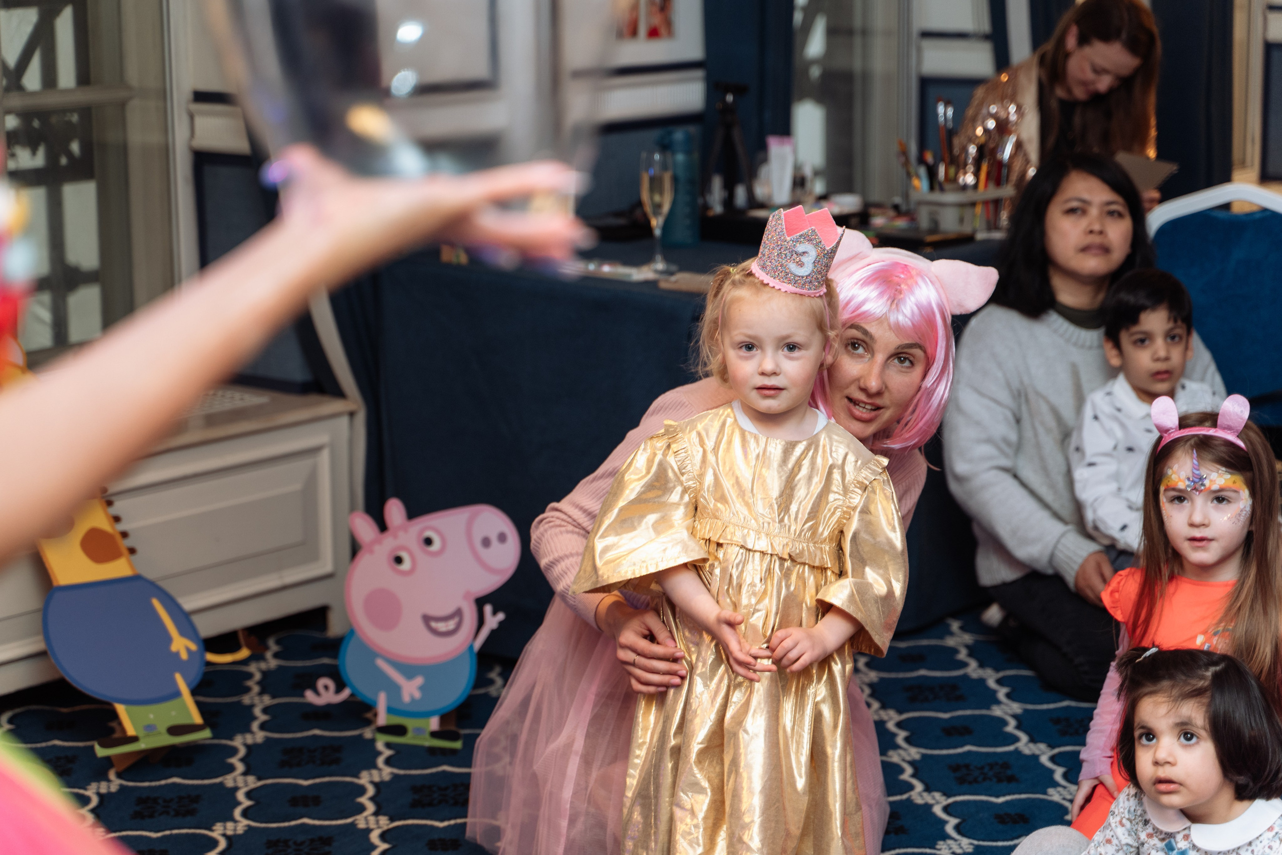 Peppa Pig Birthday party. Photographer in London Daria Agafonova