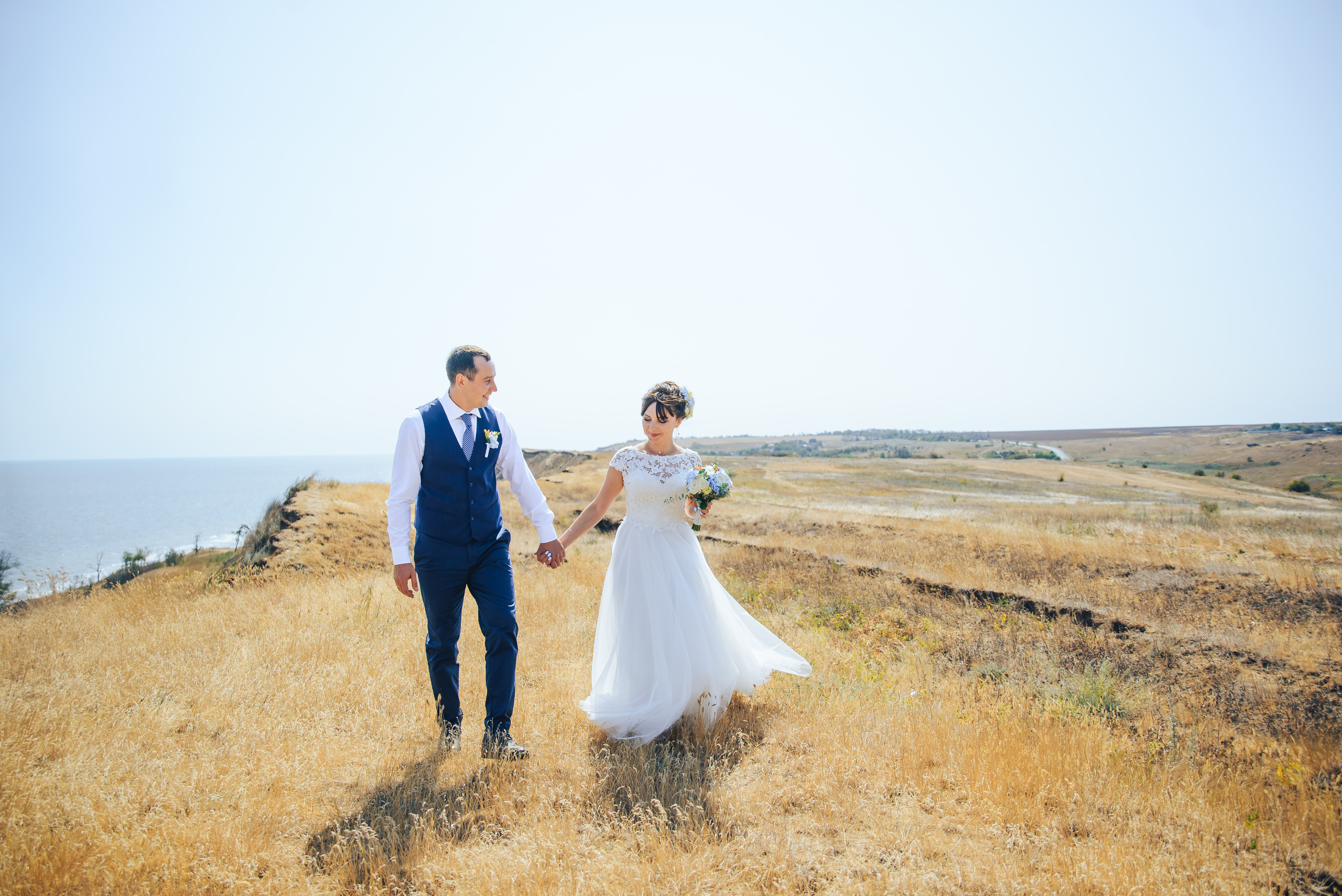Wedding by the sea. Aleksey and Tatyana. Photographer in London Daria Agafonova