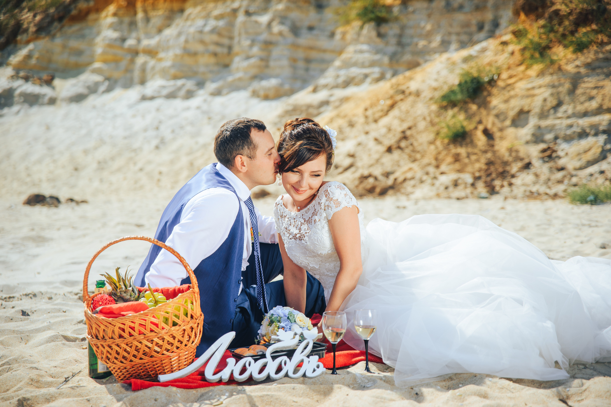 Wedding by the sea. Aleksey and Tatyana. Photographer in London Daria Agafonova