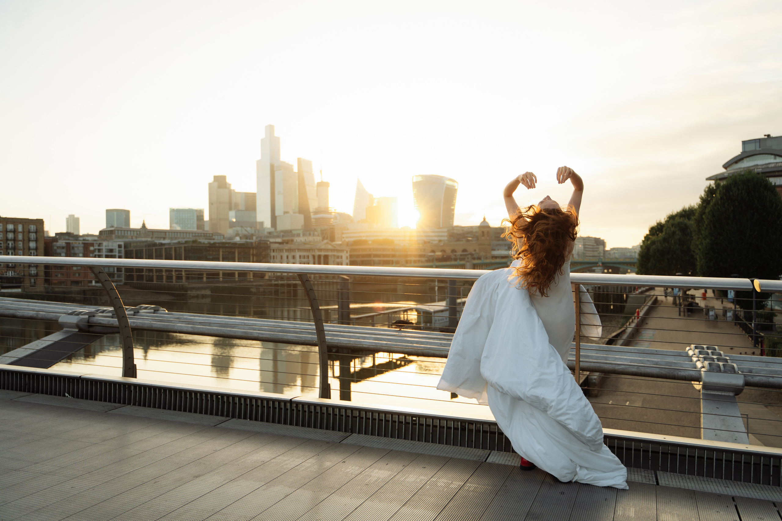 Sunrise in Lodnon. Photographer in London Daria Agafonova