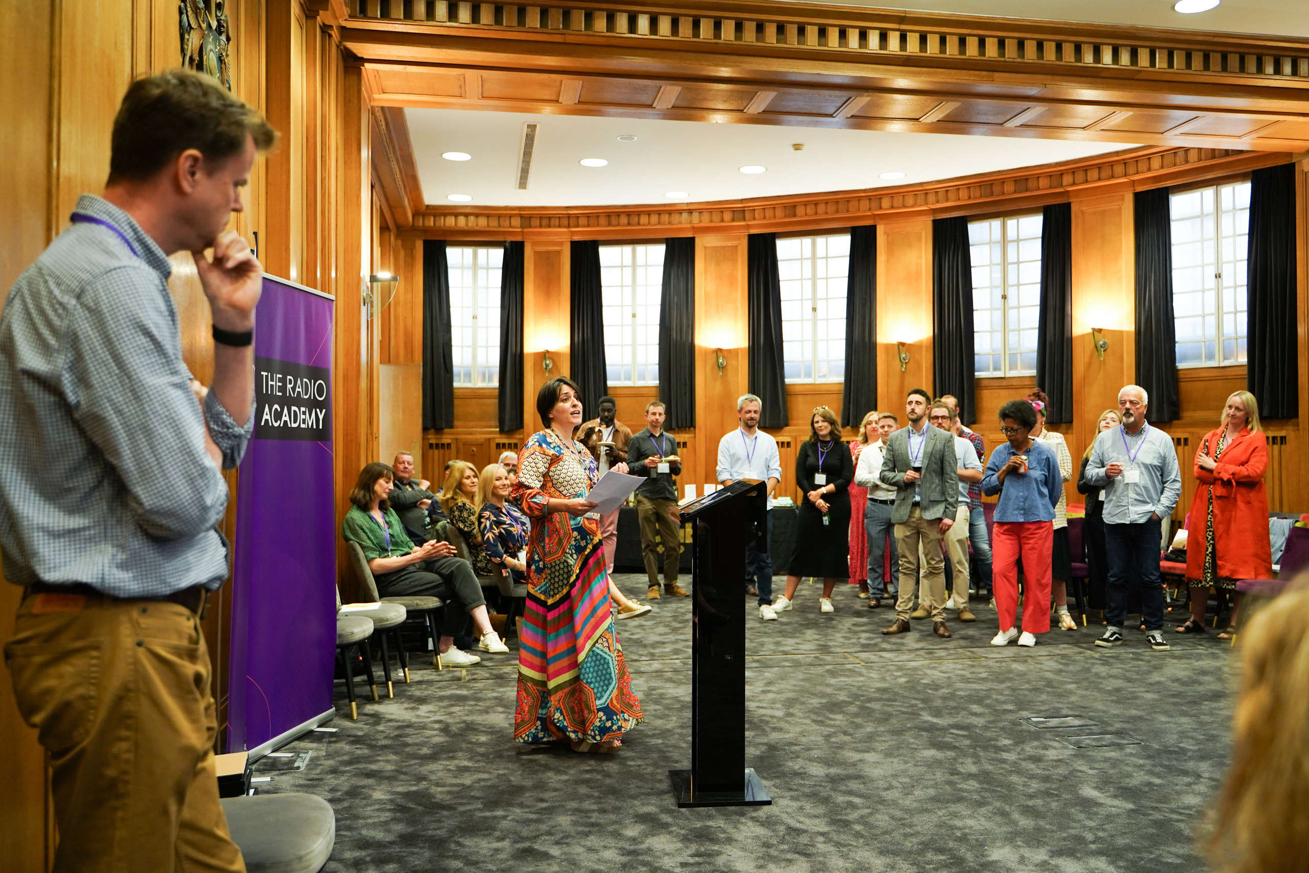 The radio academy mentoring program graduation. London. Photographer in London Daria Agafonova