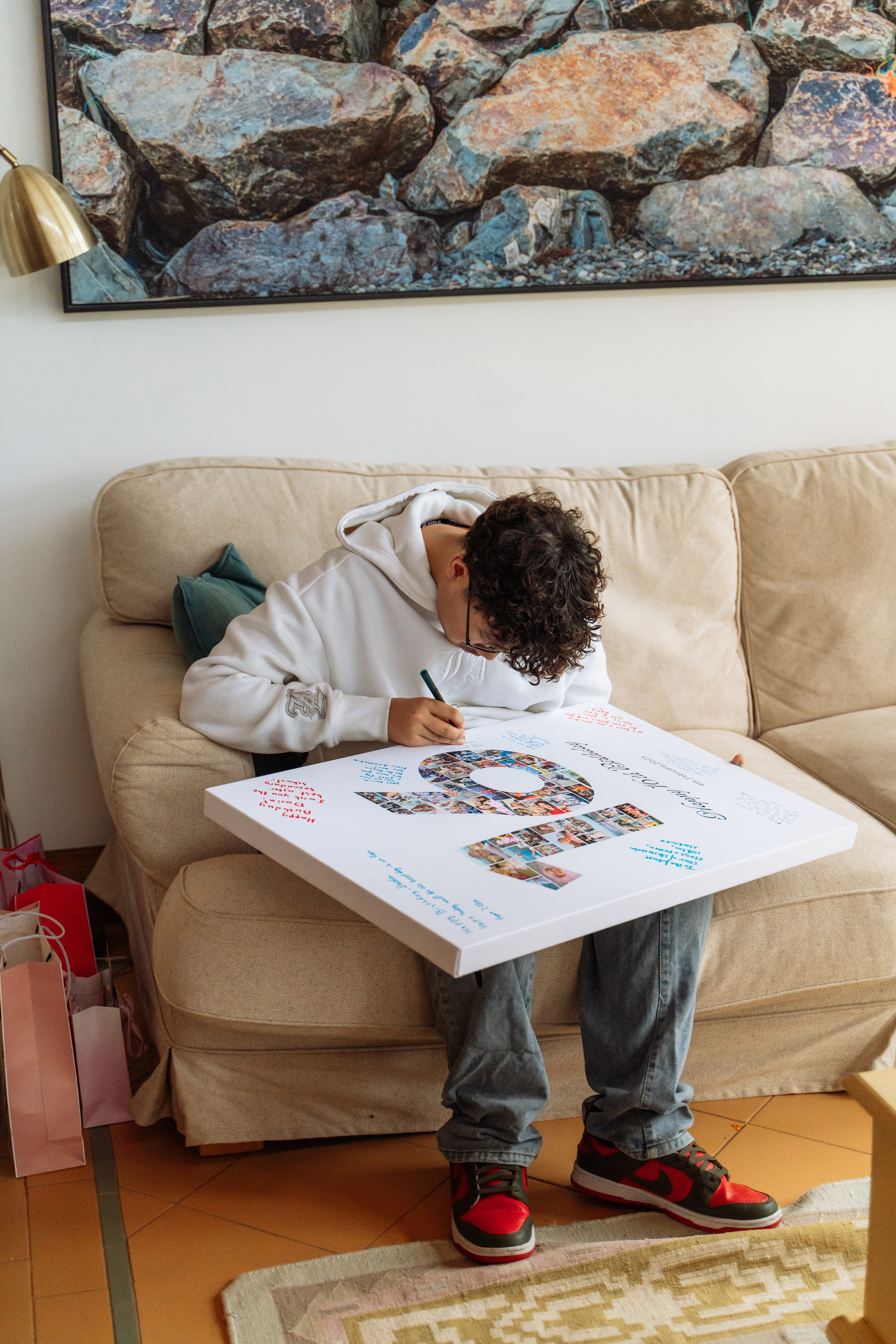 Home Birthday party. Photographer in London Daria Agafonova