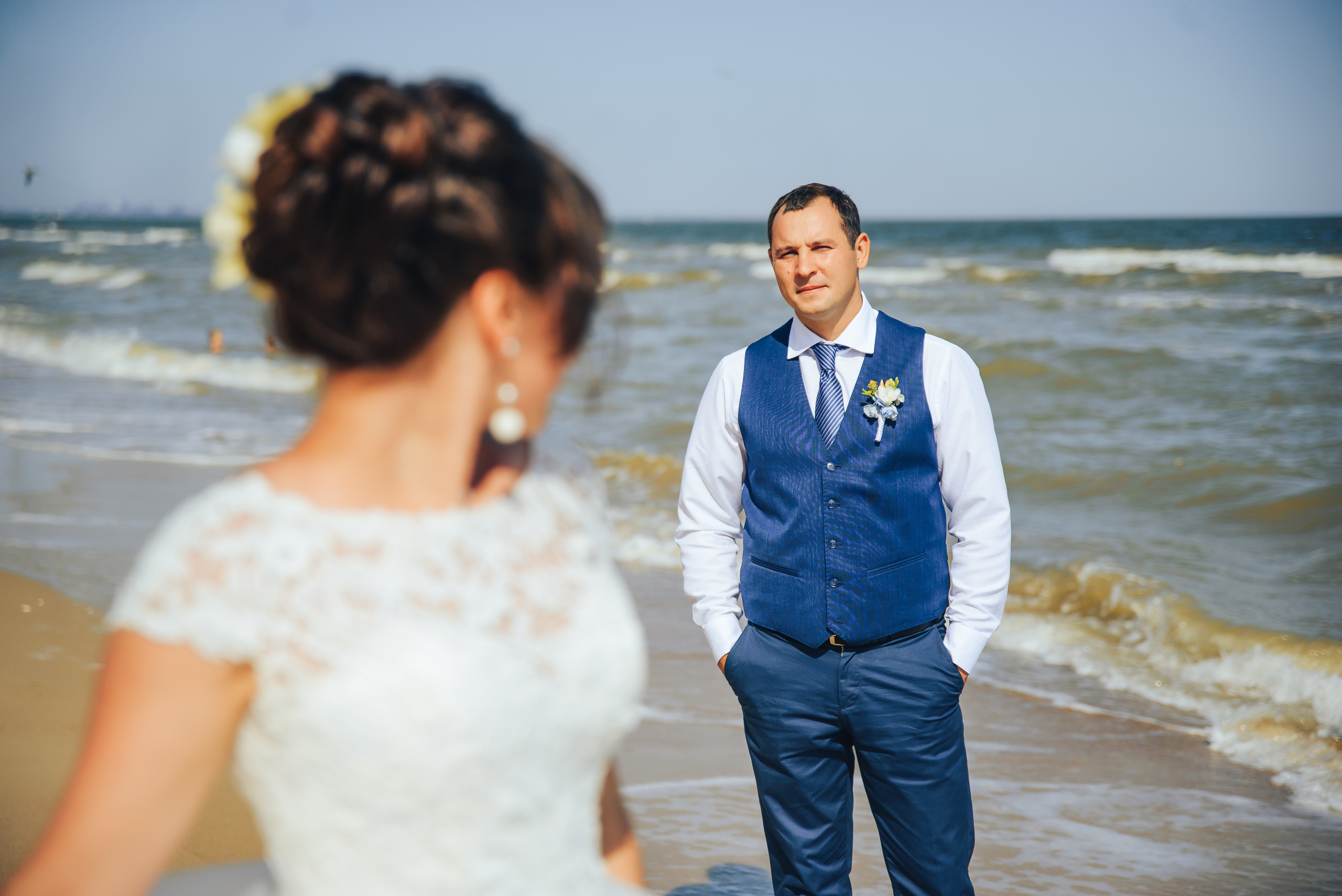 Wedding by the sea. Aleksey and Tatyana. Photographer in London Daria Agafonova