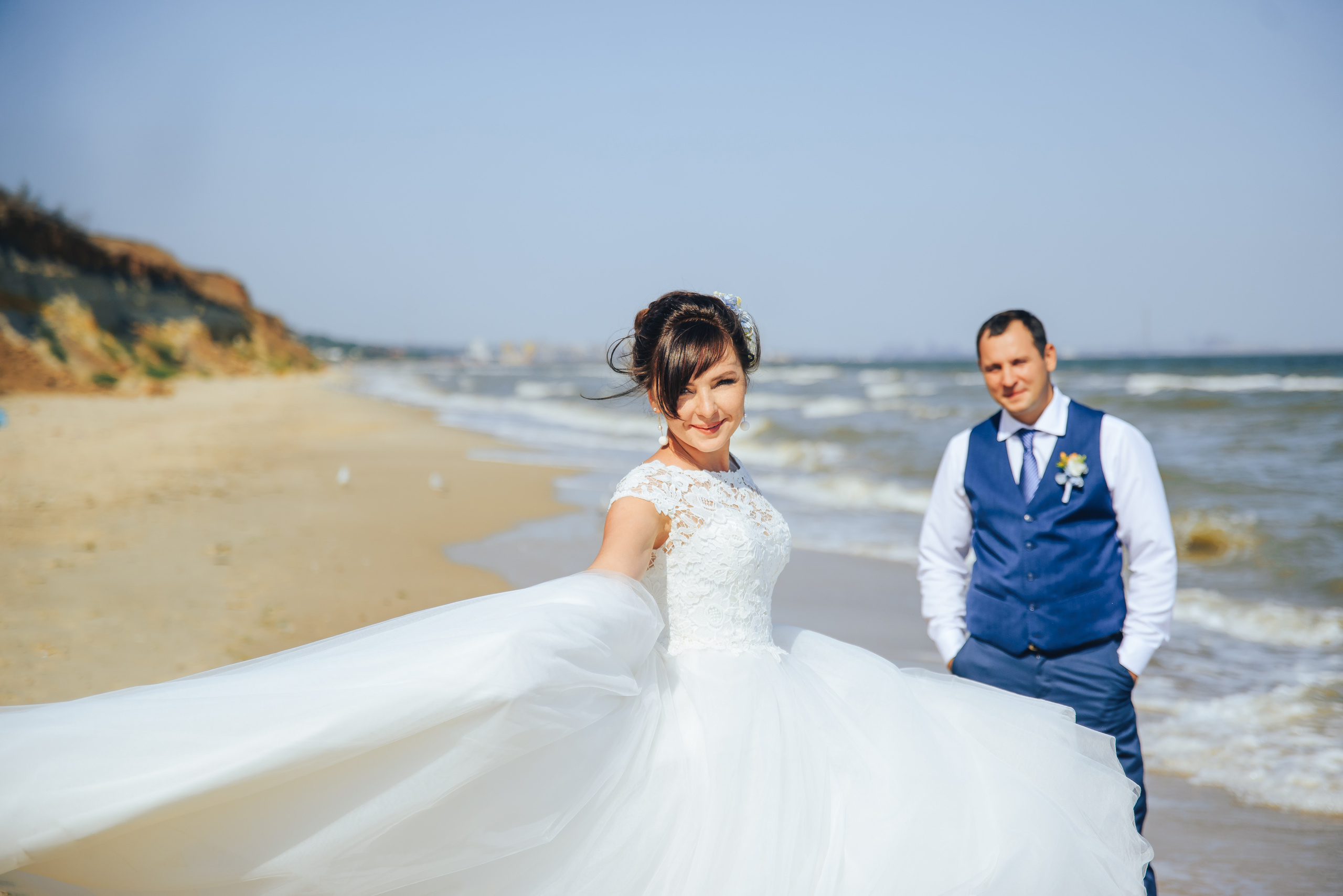 Wedding by the sea. Aleksey and Tatyana. Photographer in London Daria Agafonova