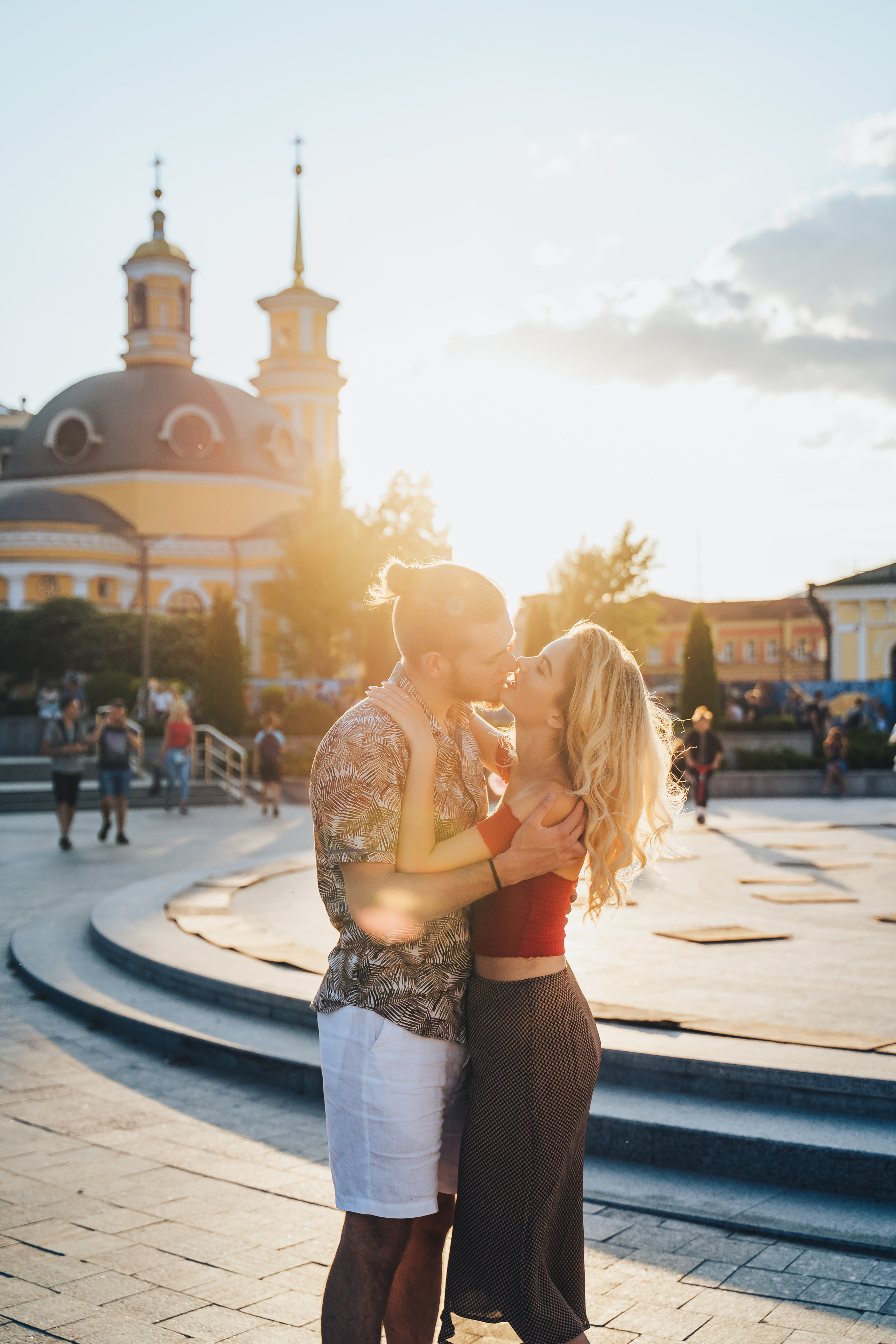 Beautiful sunset. Photographer in London Daria Agafonova