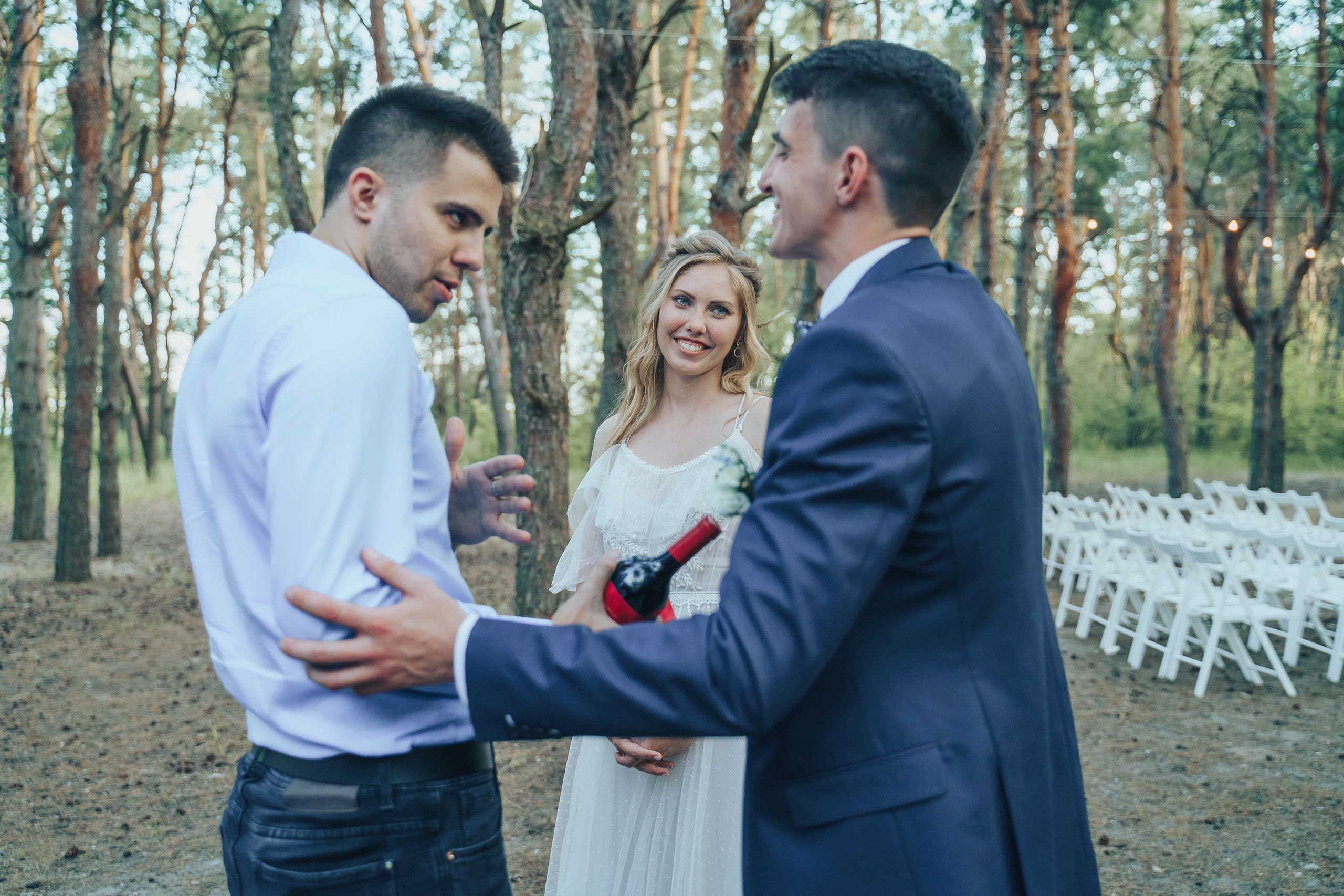 Forest wedding. Maria and Oleksandr. Photographer in London Daria Agafonova