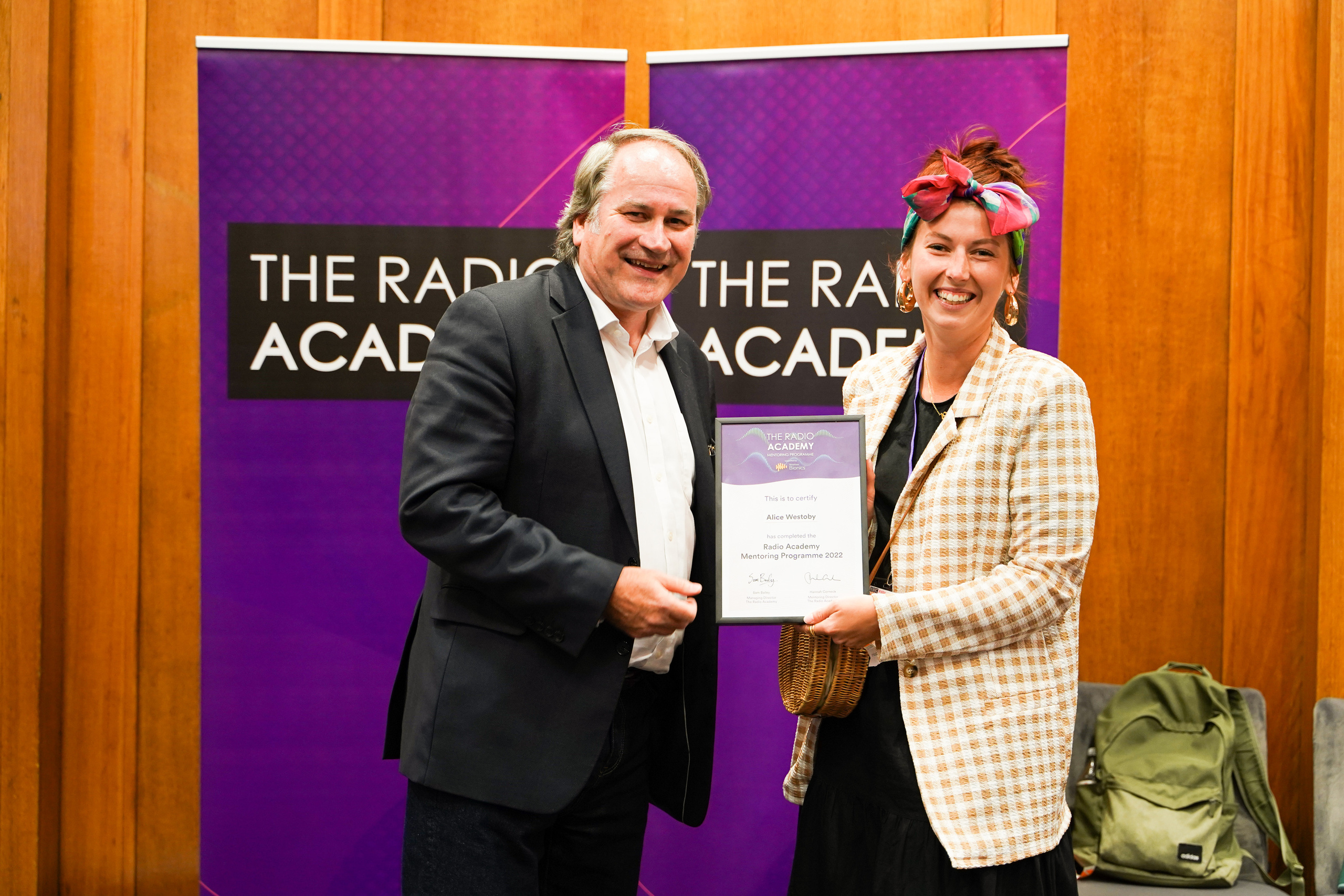 The radio academy mentoring program graduation. London. Photographer in London Daria Agafonova