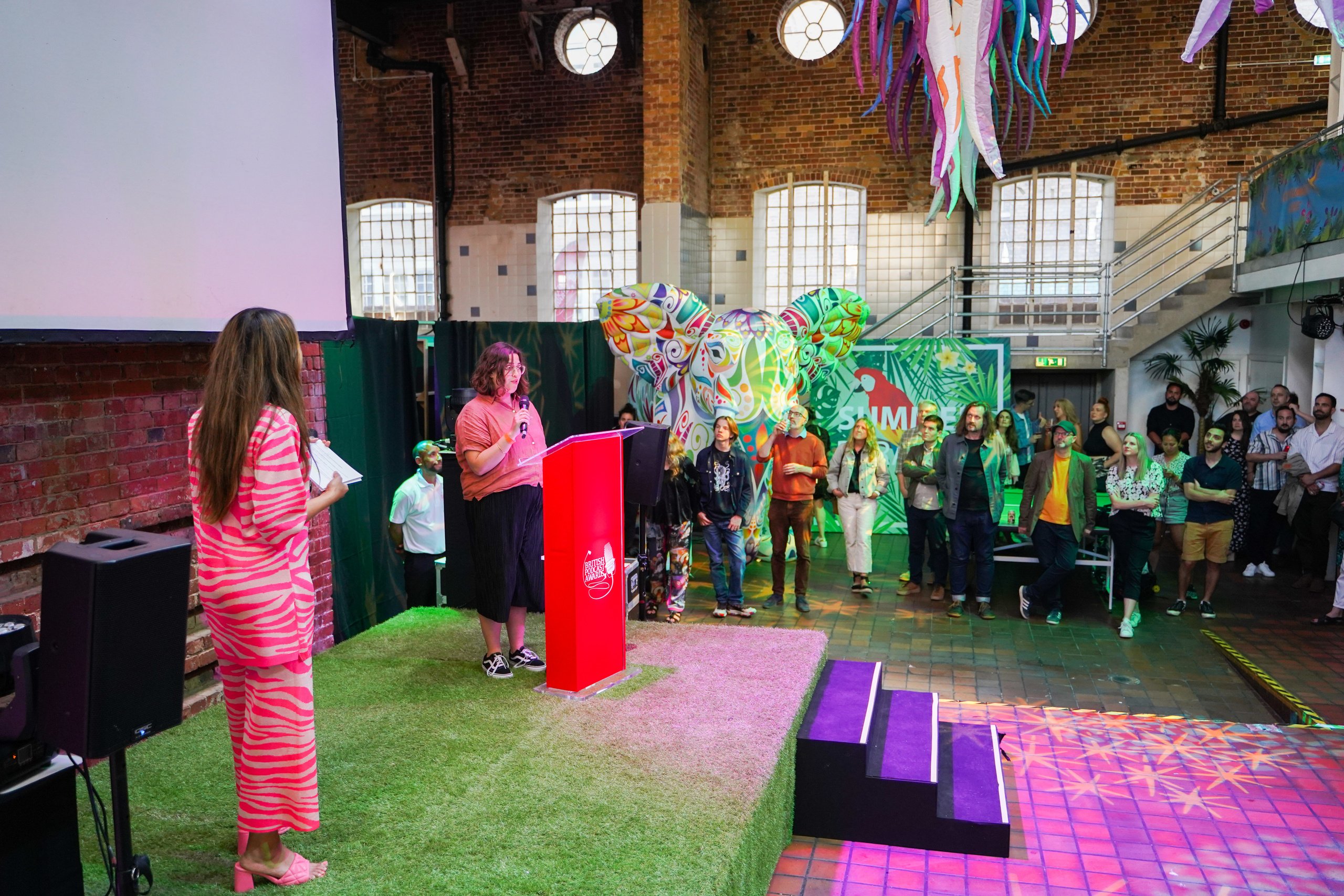 British podcast award. Nominations announcement. London. Photographer in London Daria Agafonova