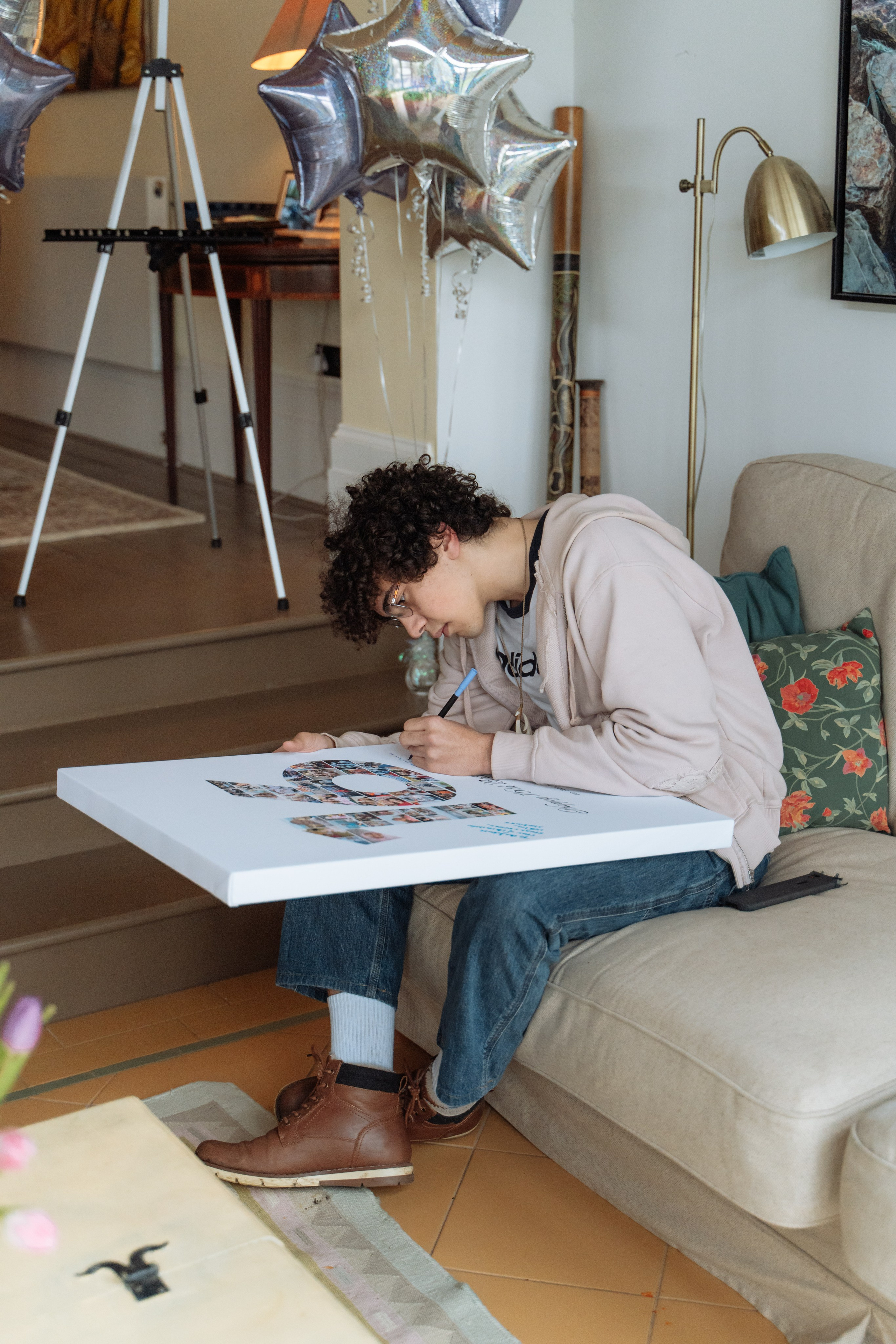 Home Birthday party. Photographer in London Daria Agafonova