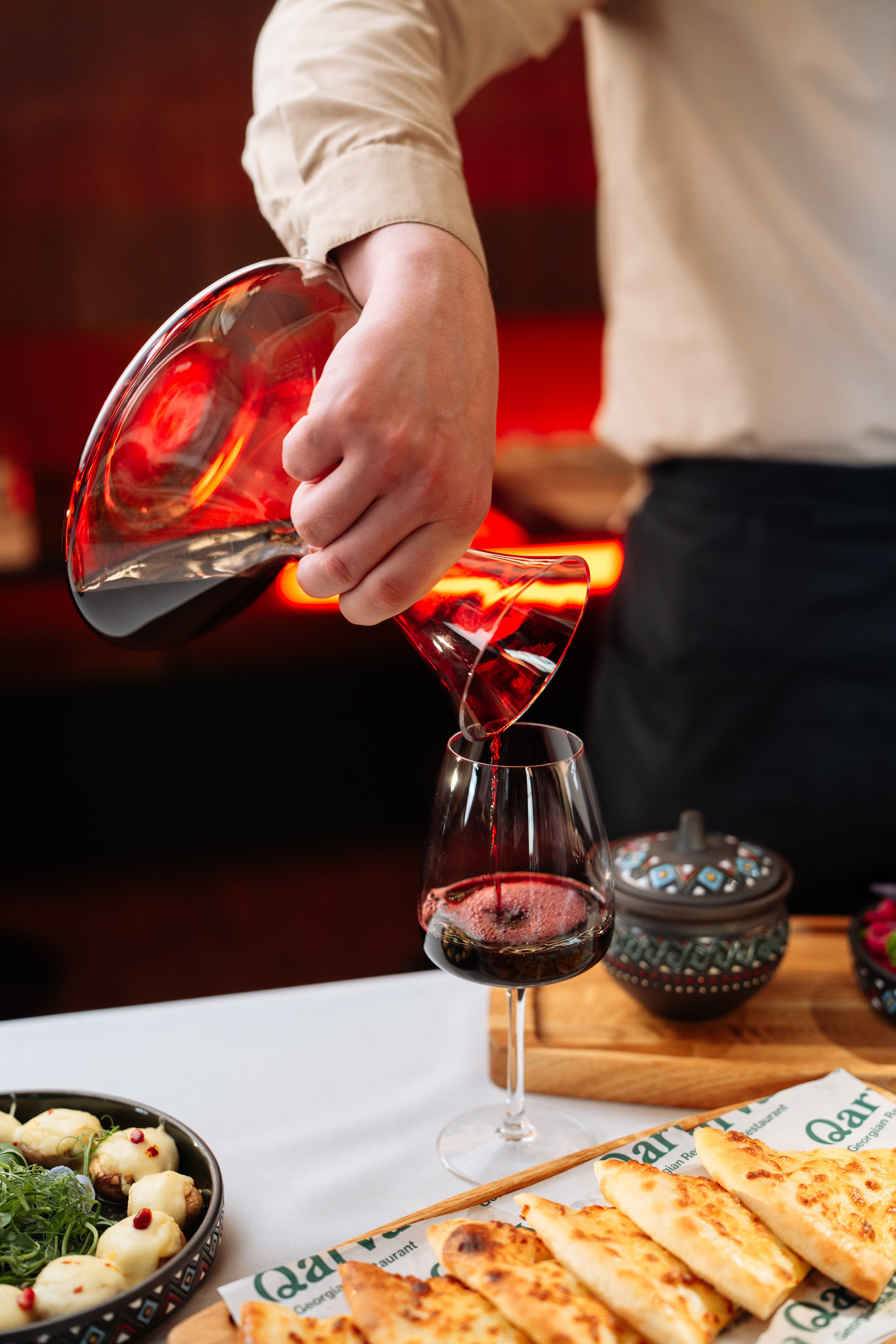 Qarva. Georgian restaurant. Photographer in London Daria Agafonova