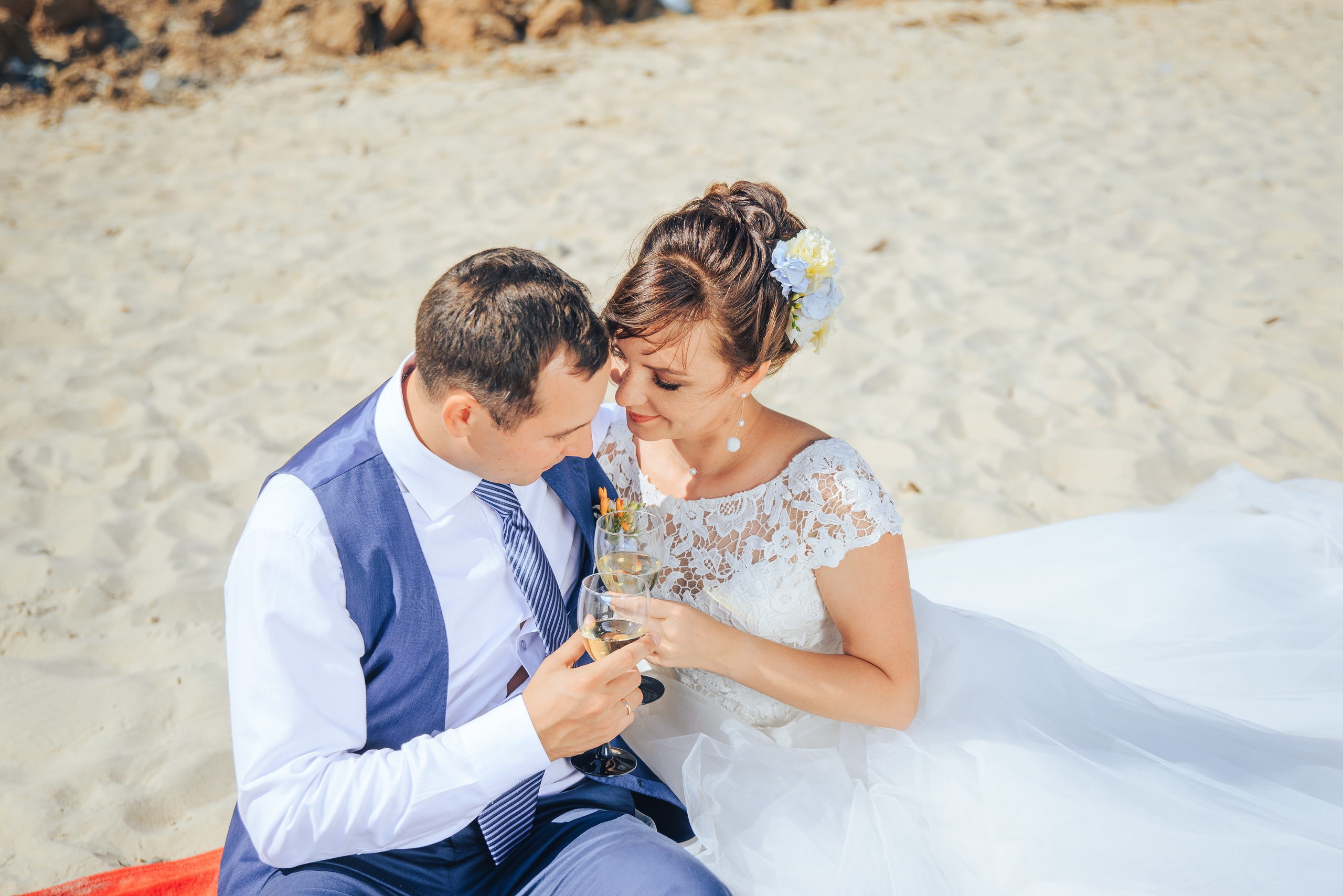 Wedding by the sea. Aleksey and Tatyana. Photographer in London Daria Agafonova