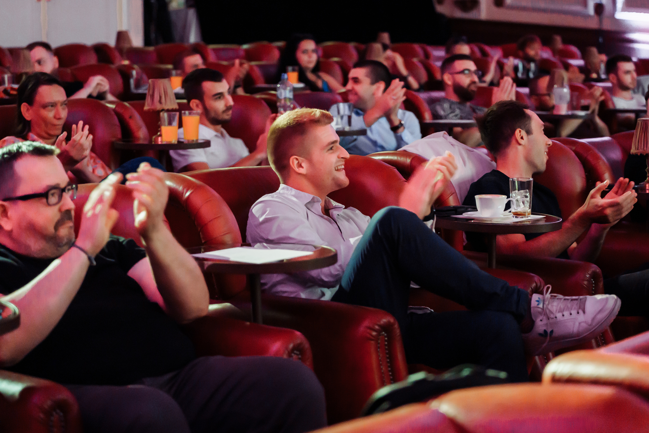 Jiminny business update event. London. Photographer in London Daria Agafonova