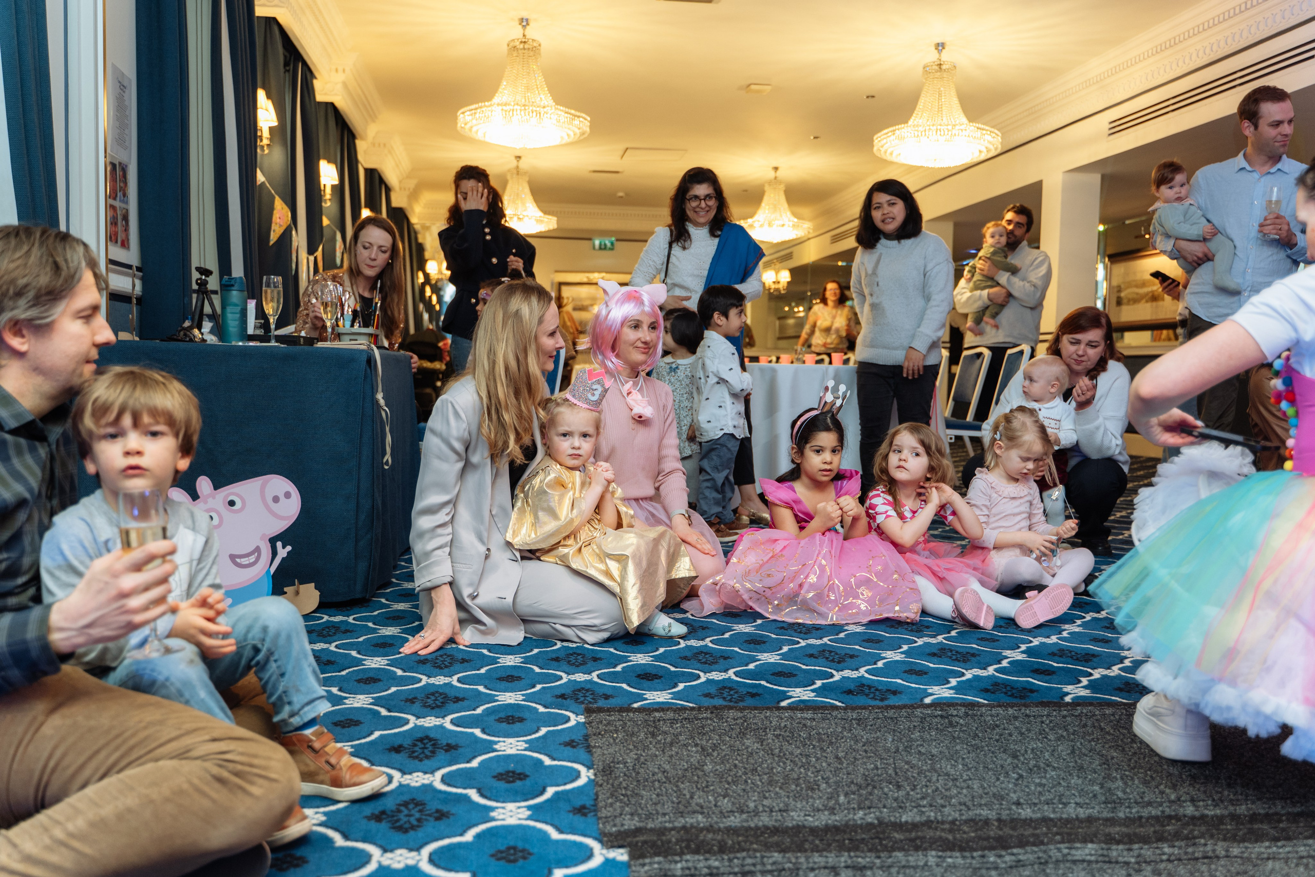 Peppa Pig Birthday party. Photographer in London Daria Agafonova