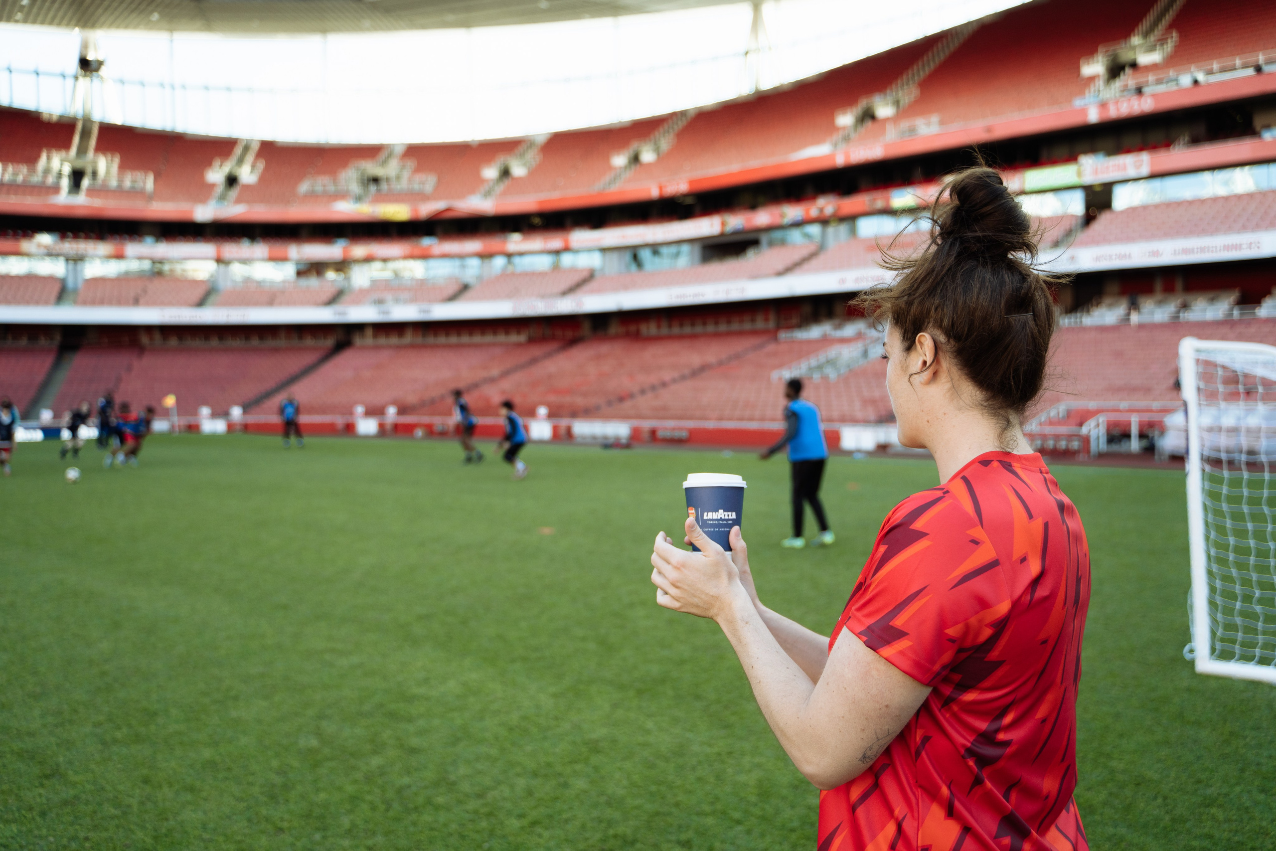 Lavazza Activation Coverage. Arsenal Stadium. London. Photographer in London Daria Agafonova