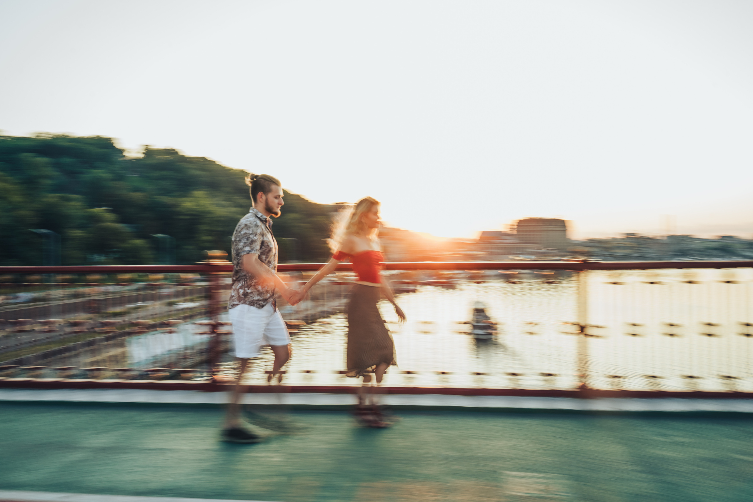 Beautiful sunset. Photographer in London Daria Agafonova