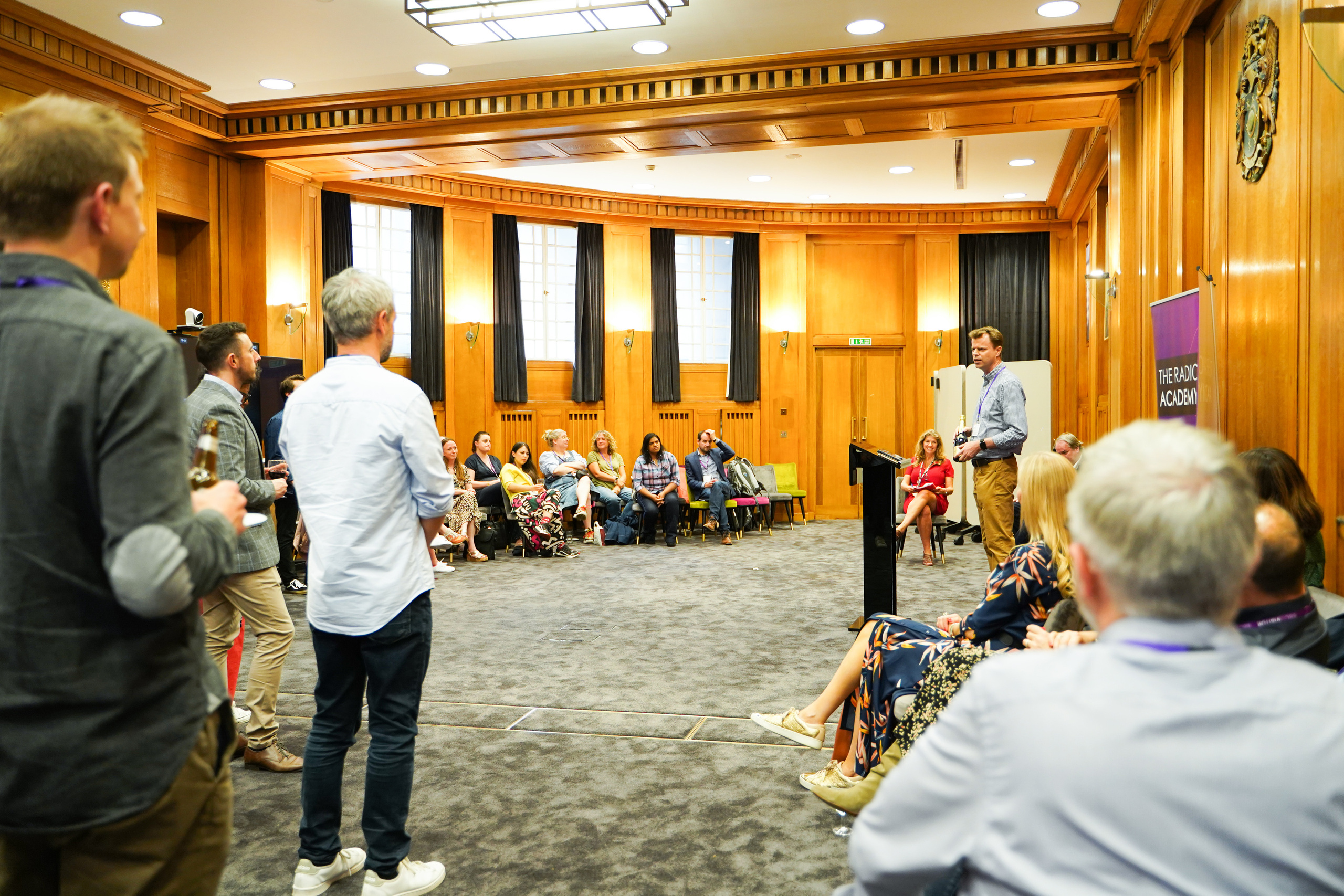 The radio academy mentoring program graduation. London. Photographer in London Daria Agafonova