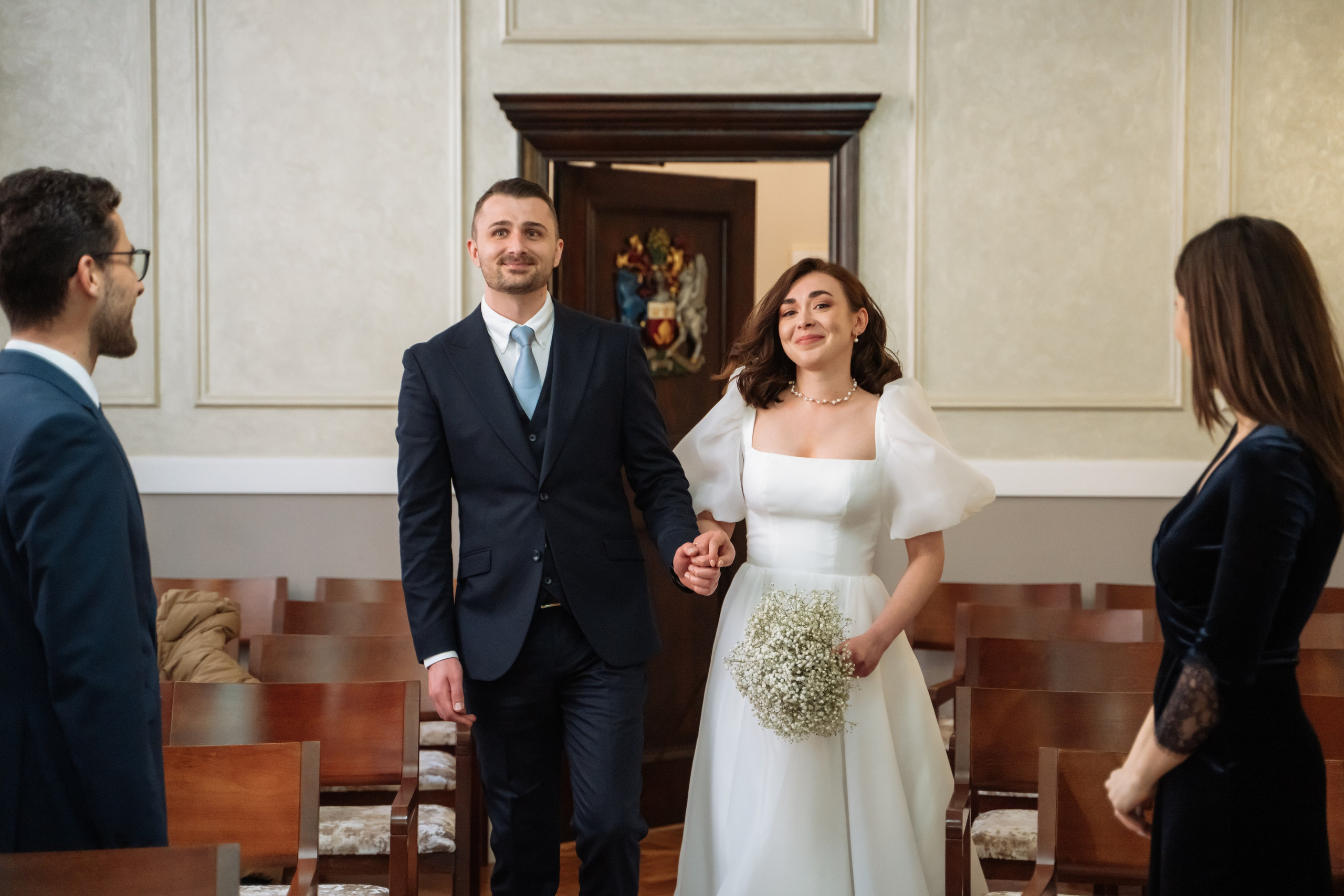 Kensington and Chelsea Register Office. Mia and Vlad. Photographer in London Daria Agafonova