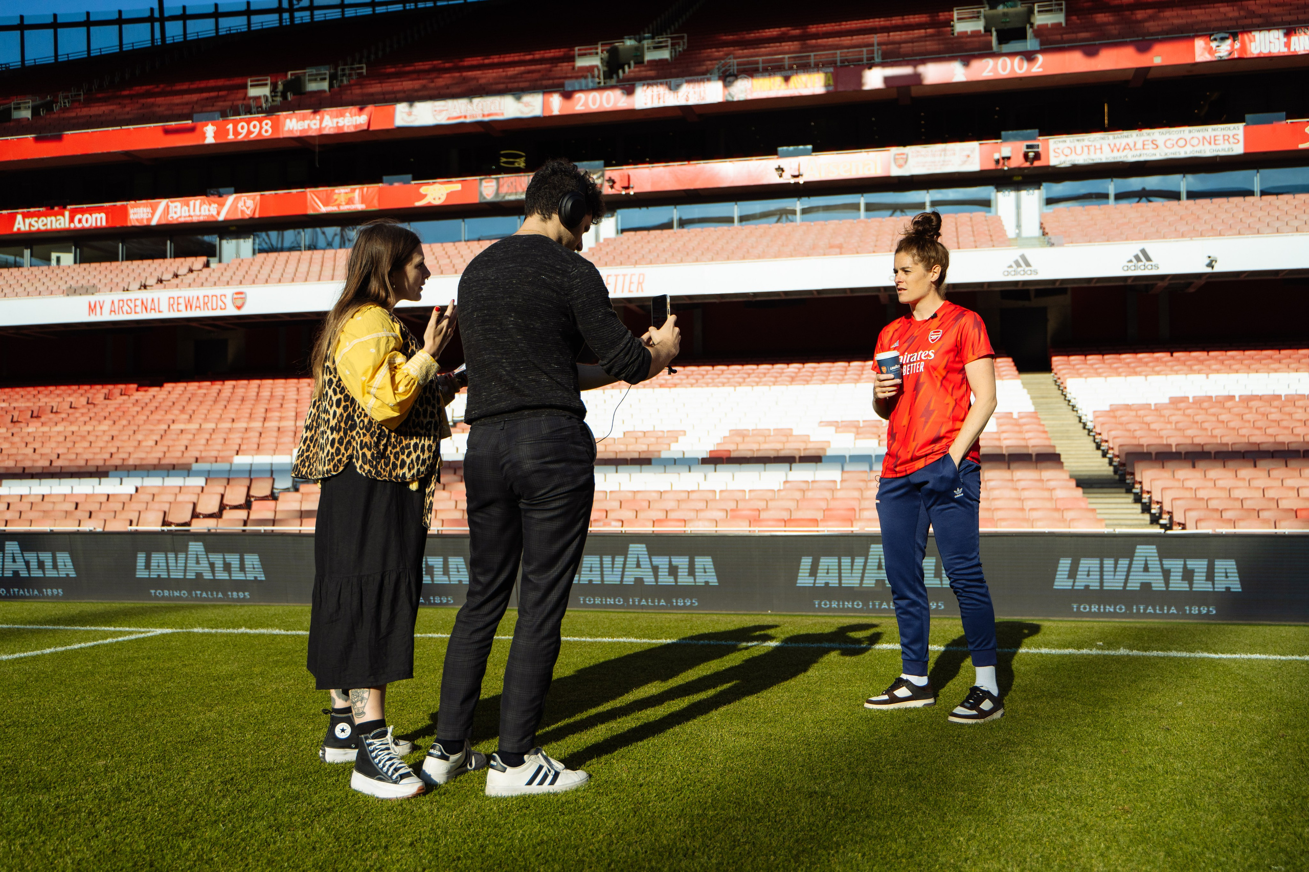 Lavazza Activation Coverage. Arsenal Stadium. London. Photographer in London Daria Agafonova