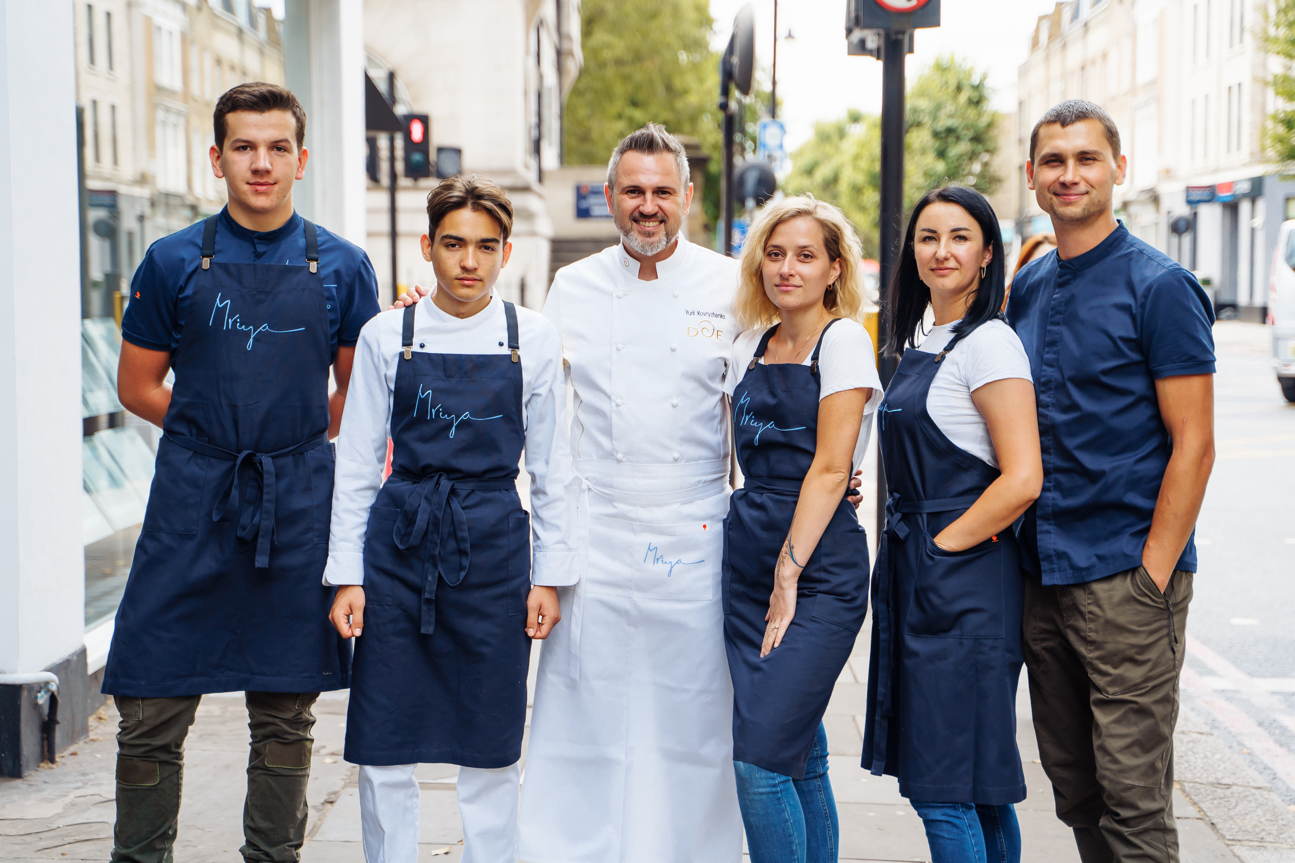 “Mriya” restaurant staff. London. Photographer in London Daria Agafonova