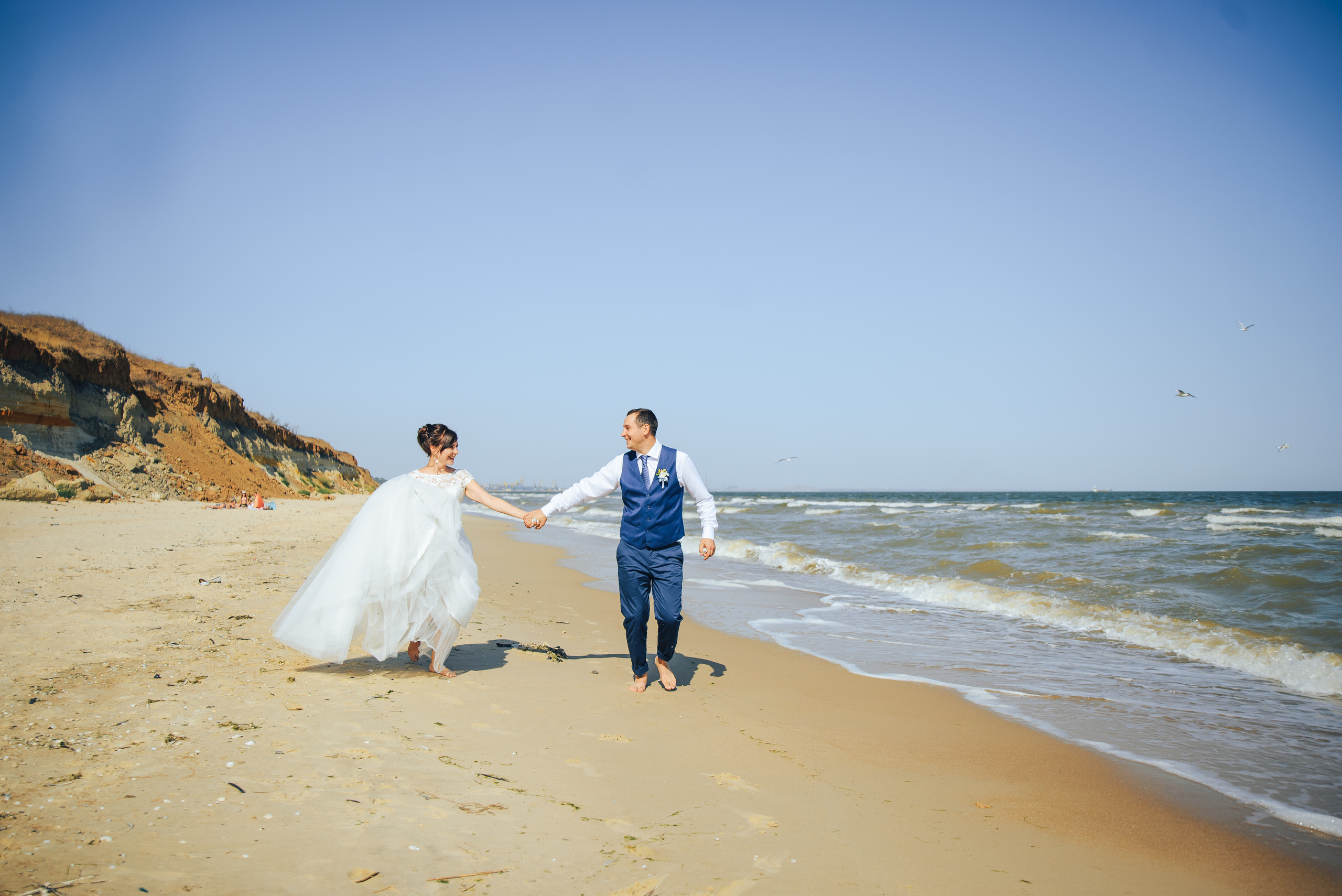 Wedding by the sea. Aleksey and Tatyana. Photographer in London Daria Agafonova