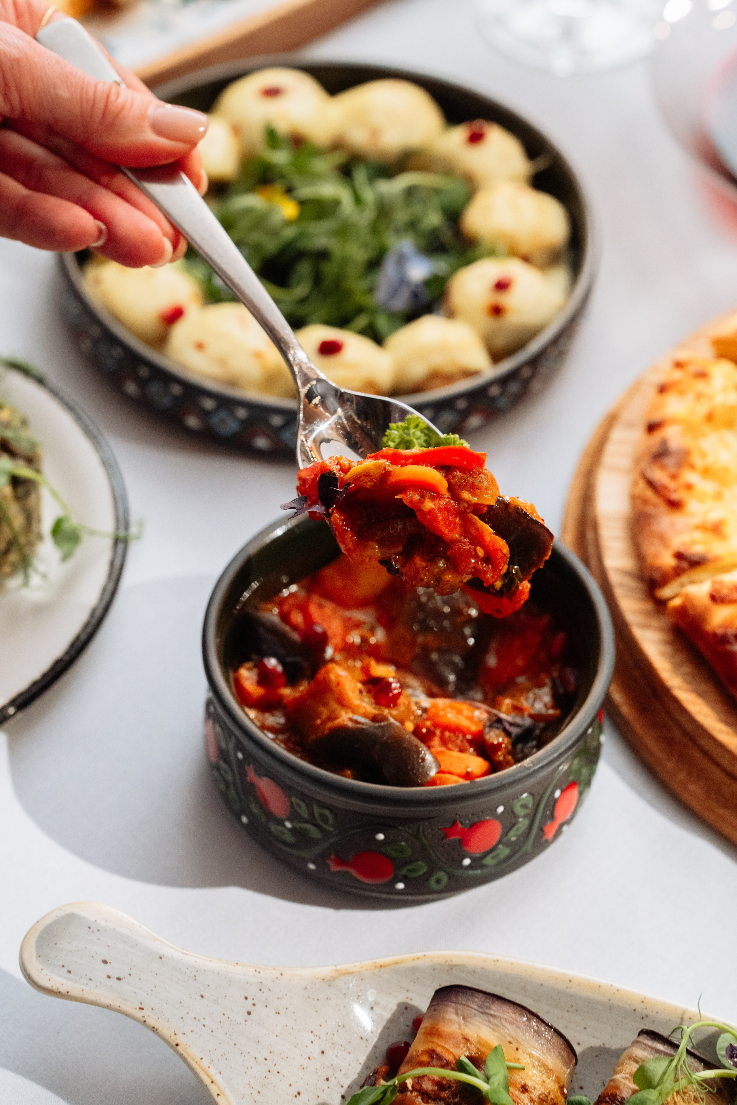 Qarva. Georgian restaurant. Photographer in London Daria Agafonova
