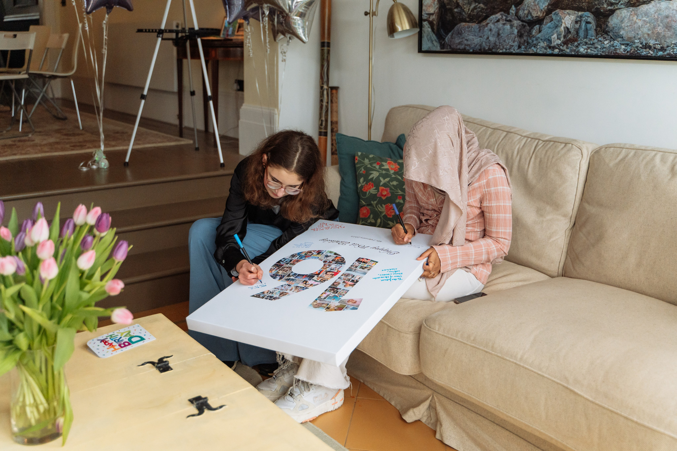 Home Birthday party. Photographer in London Daria Agafonova