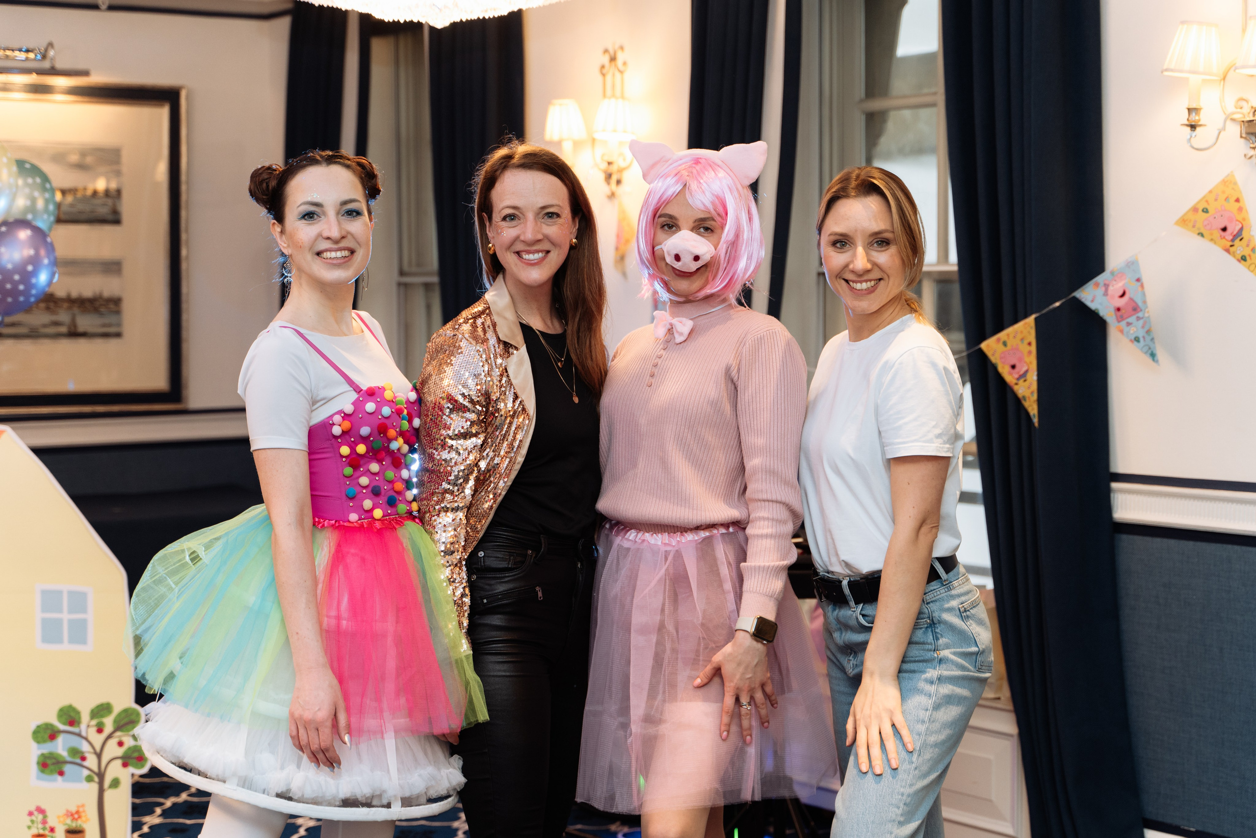 Peppa Pig Birthday party. Photographer in London Daria Agafonova