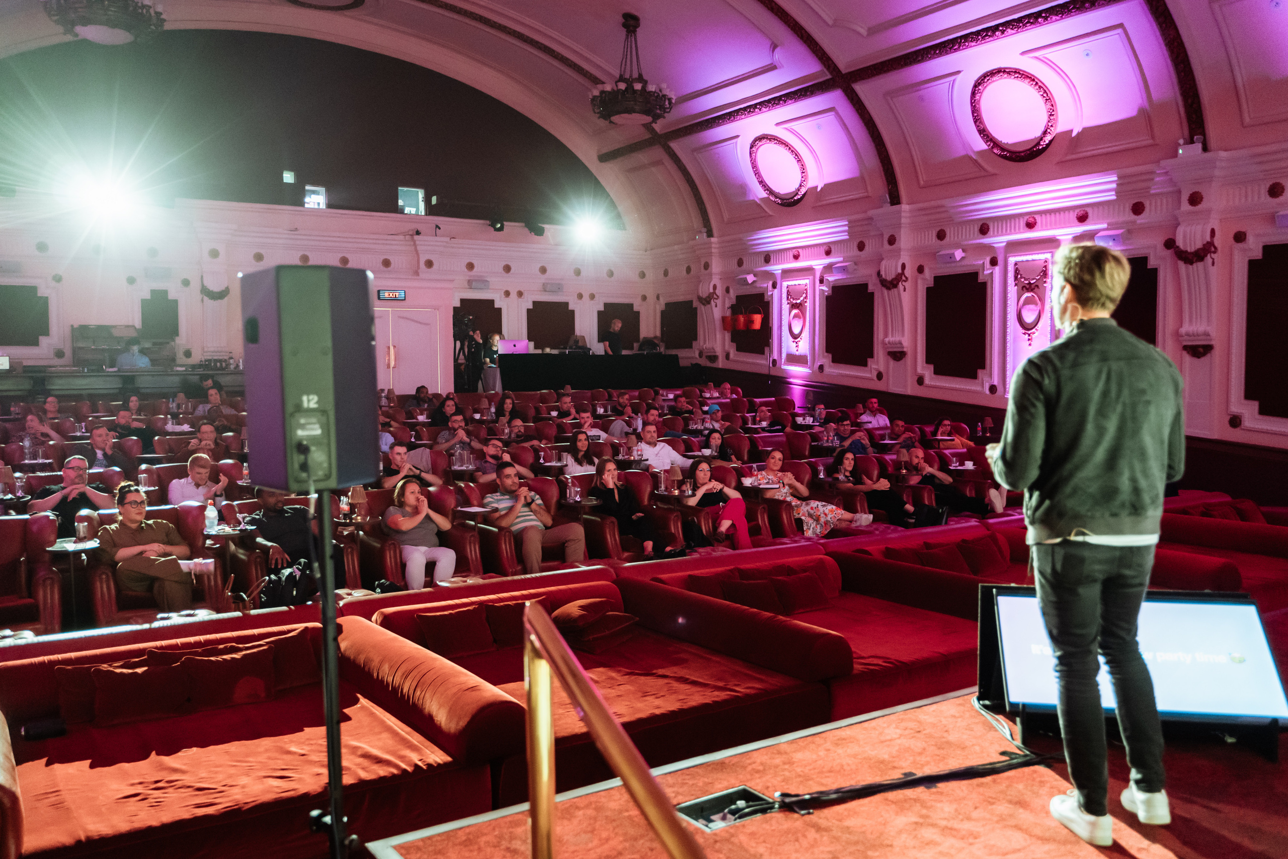 Jiminny business update event. London. Photographer in London Daria Agafonova