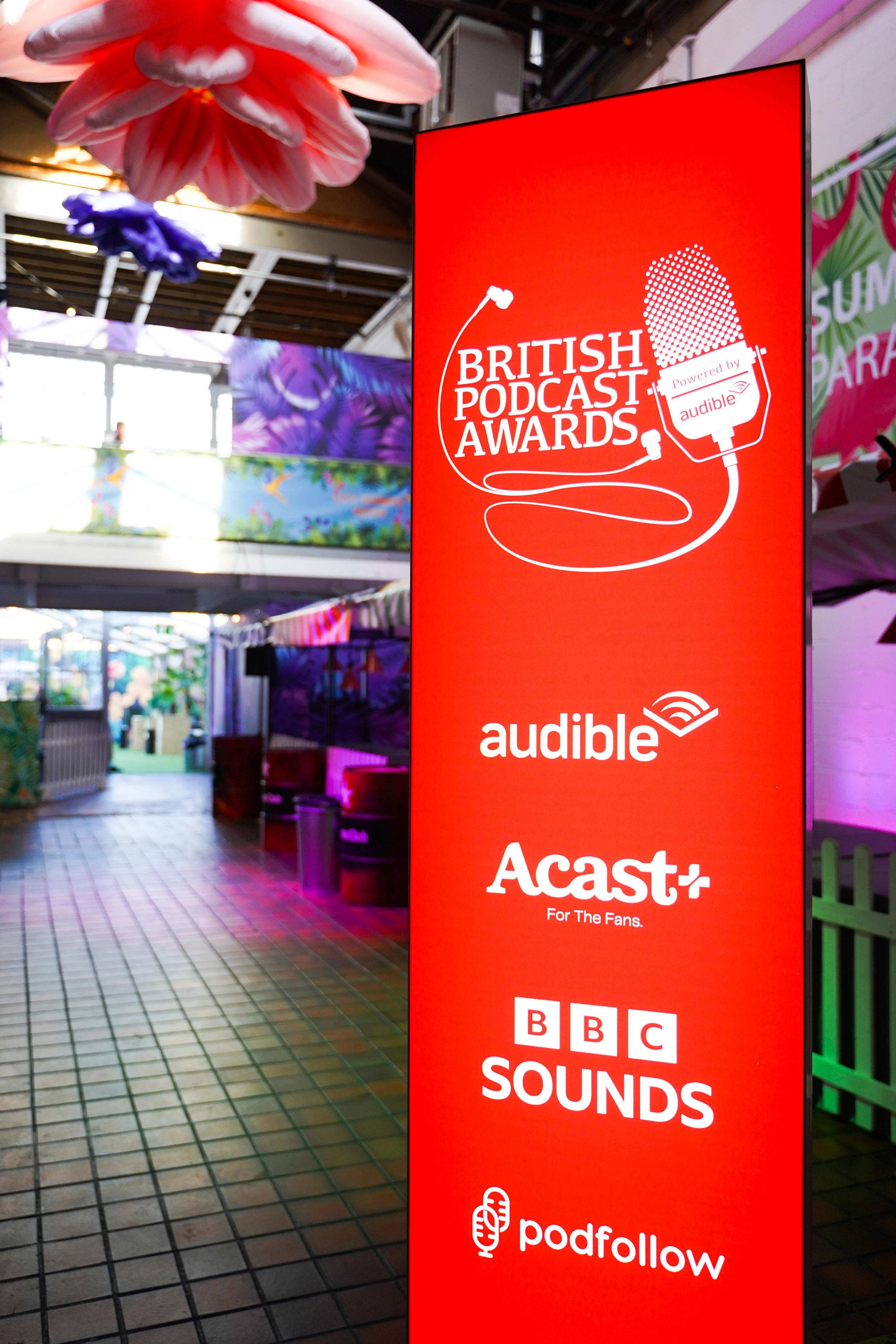 British podcast award. Nominations announcement. London. Photographer in London Daria Agafonova