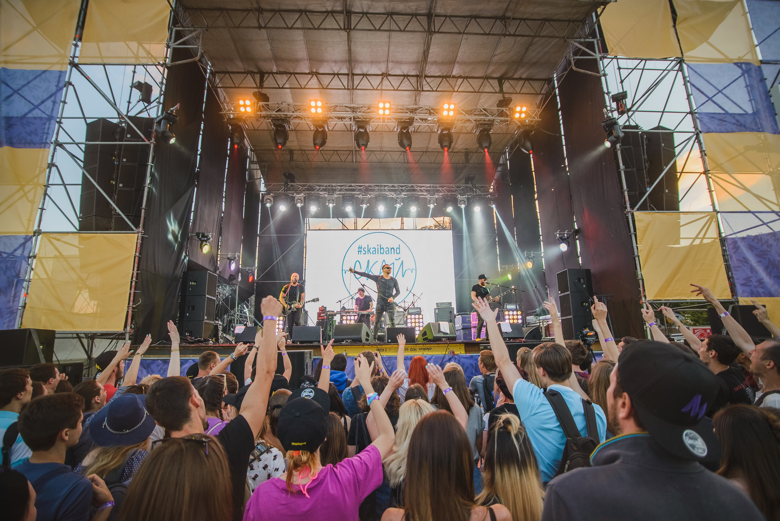 Music festival in Mariupol. Ukraine. Photographer in London Daria Agafonova