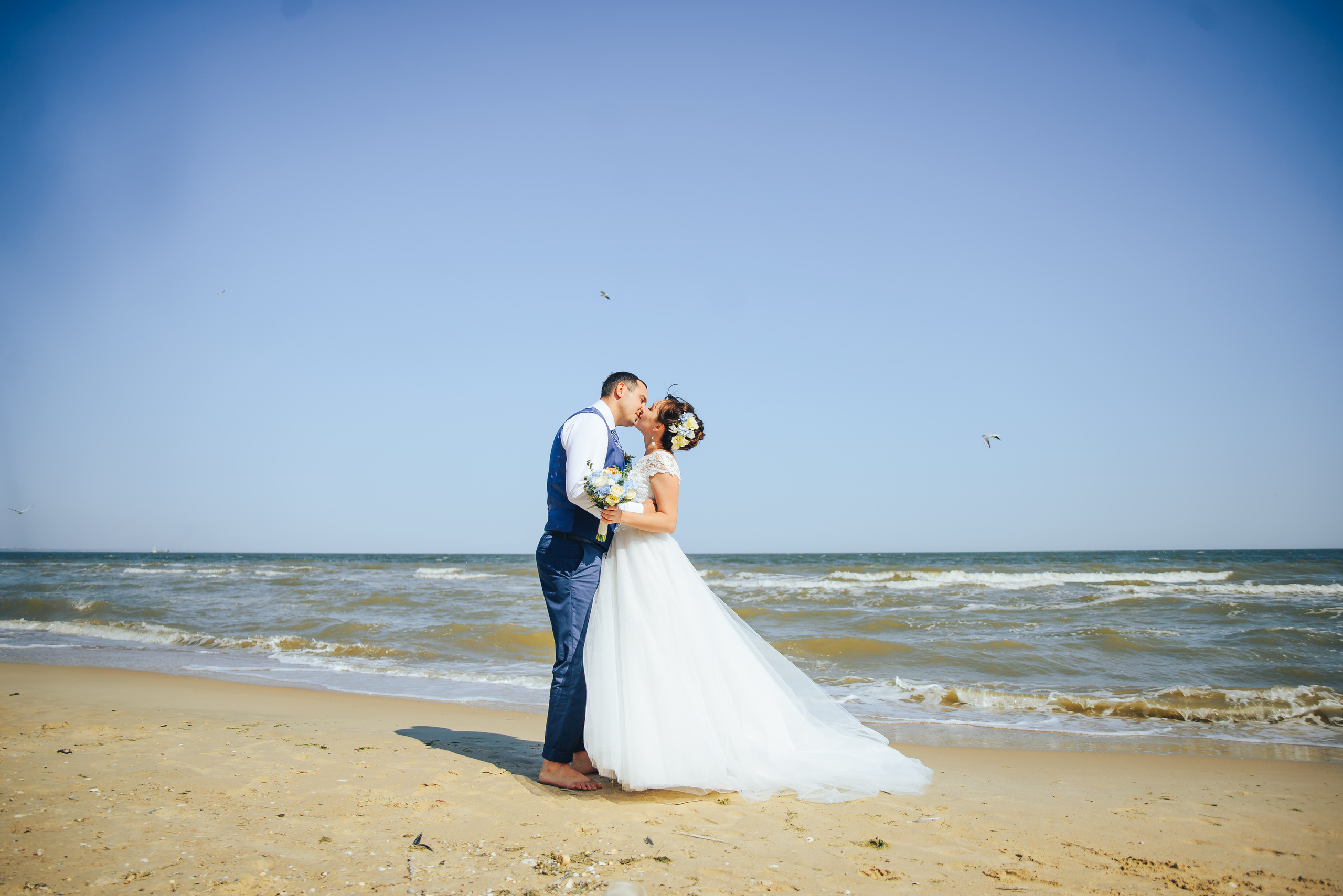 Wedding by the sea. Aleksey and Tatyana. Photographer in London Daria Agafonova