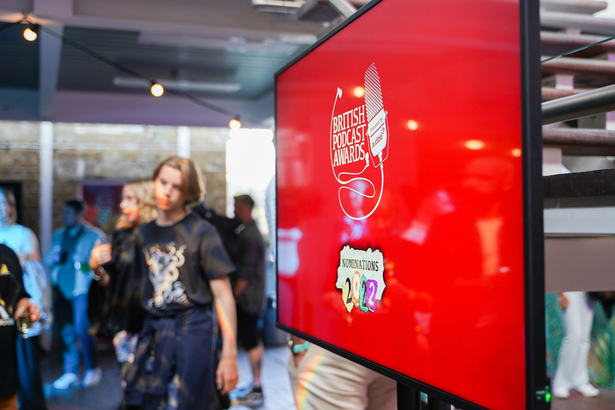 British podcast award. Nominations announcement. London. Photographer in London Daria Agafonova