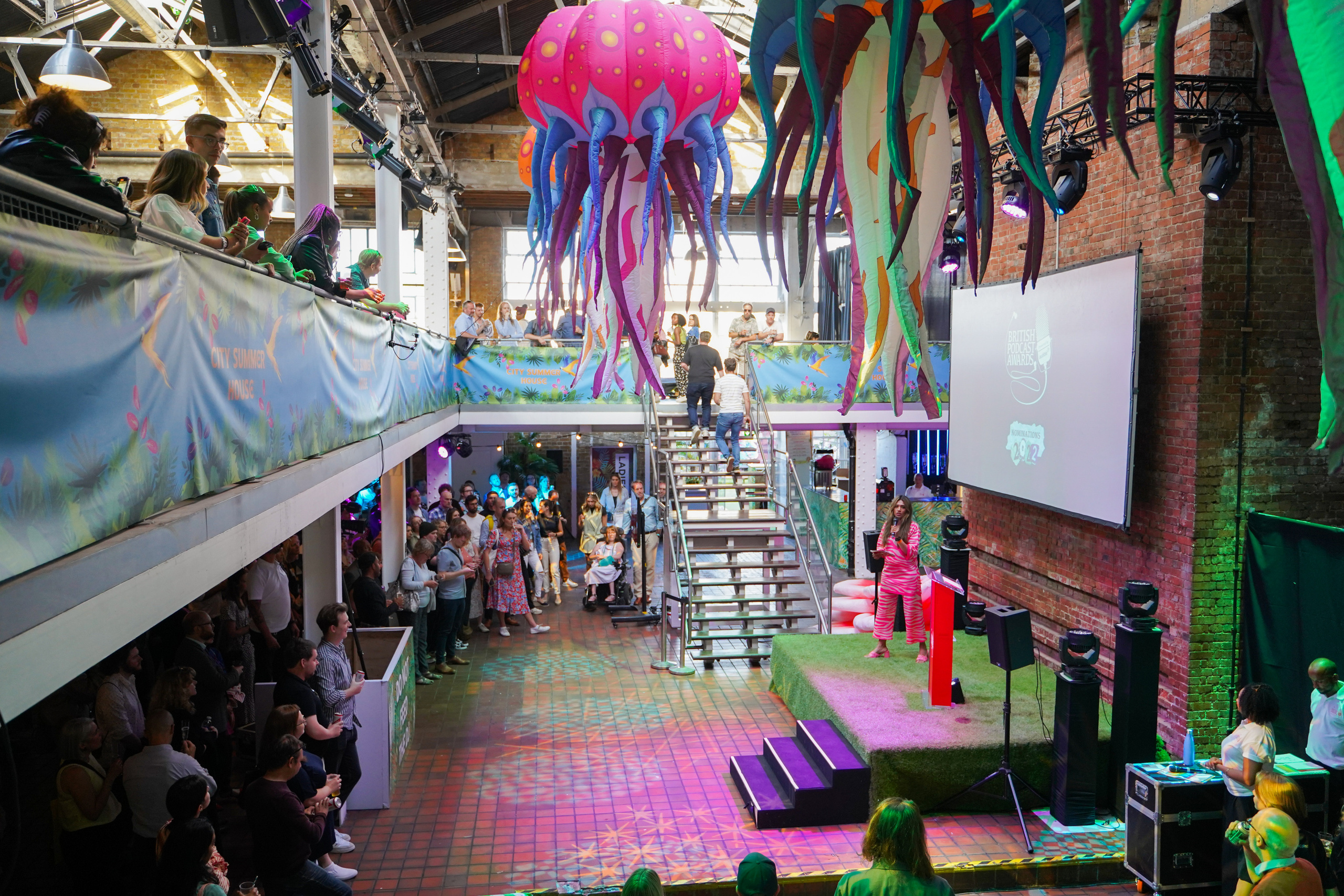 British podcast award. Nominations announcement. London. Photographer in London Daria Agafonova