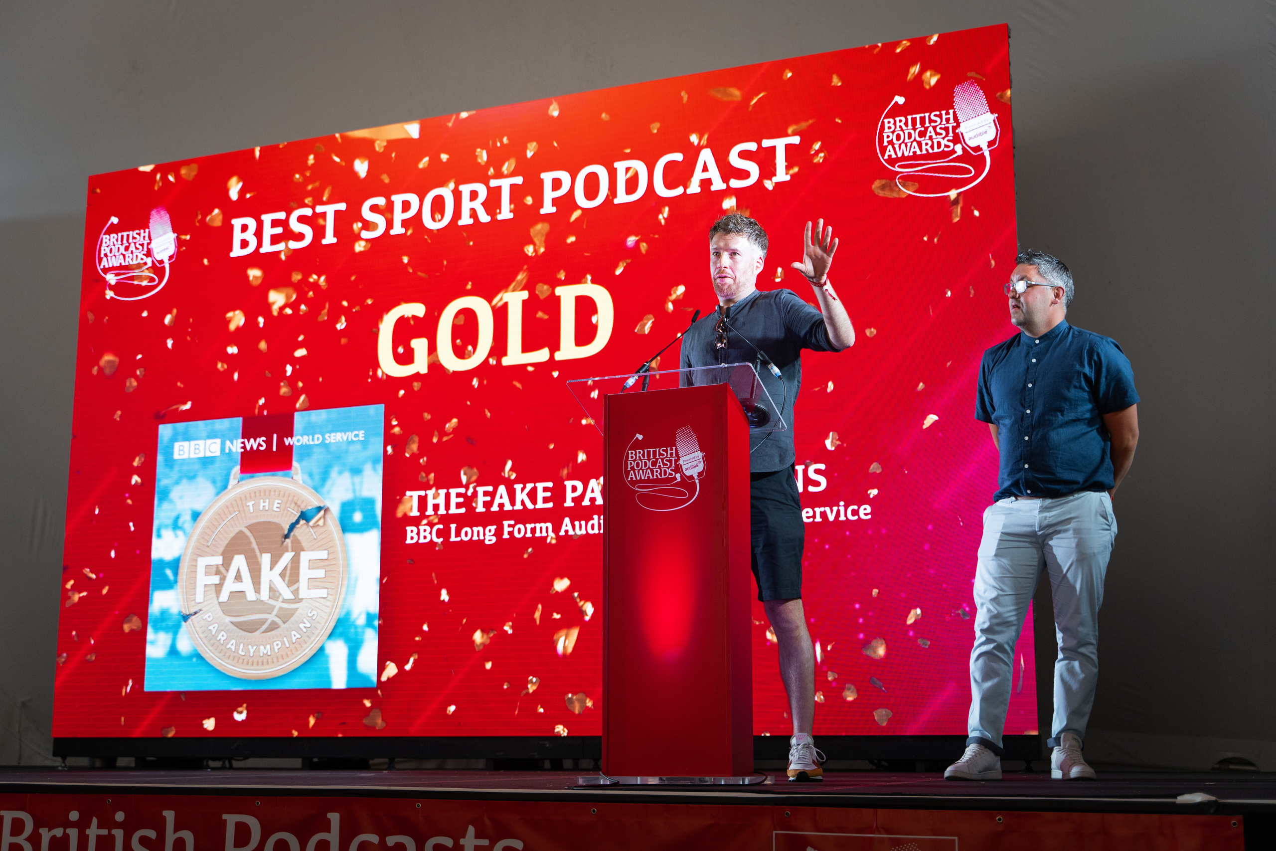 British podcast awards. London. Photographer in London Daria Agafonova