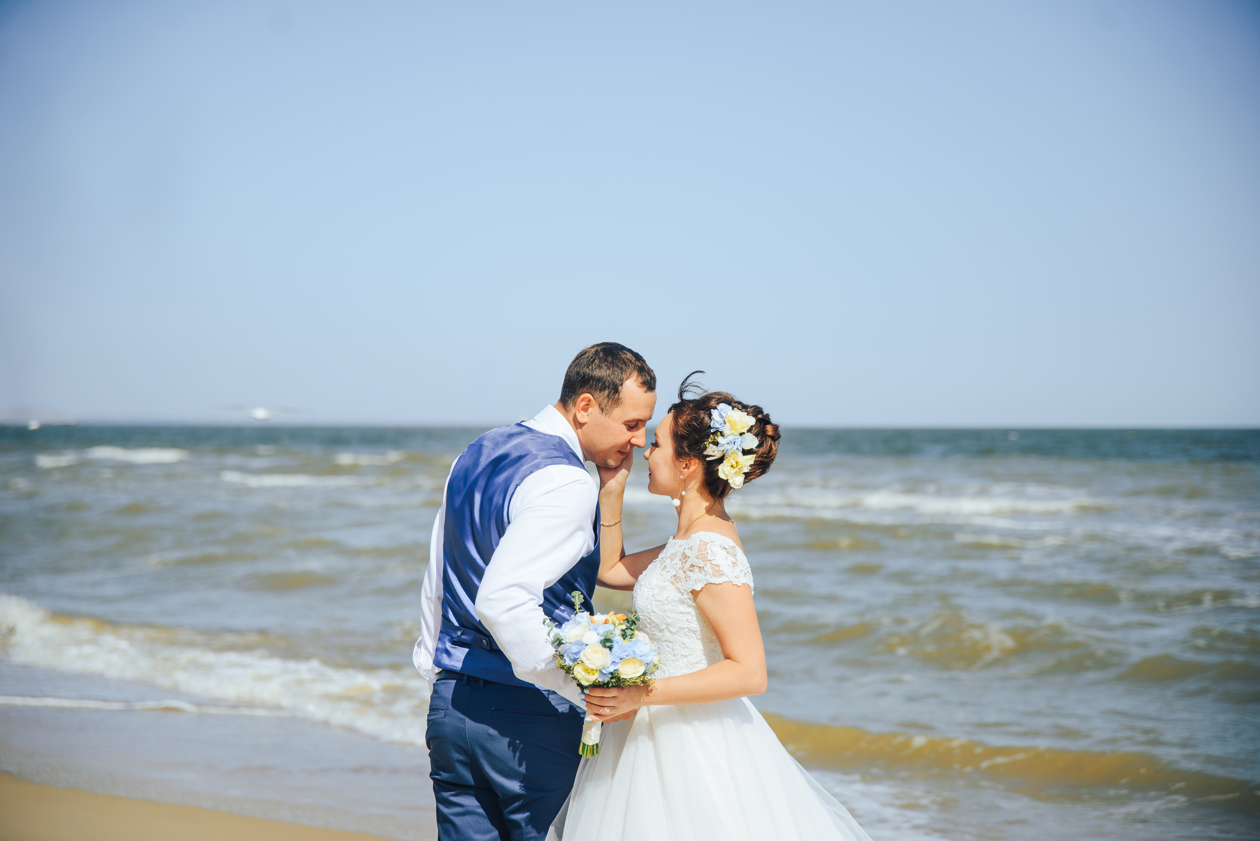 Wedding by the sea. Aleksey and Tatyana. Photographer in London Daria Agafonova