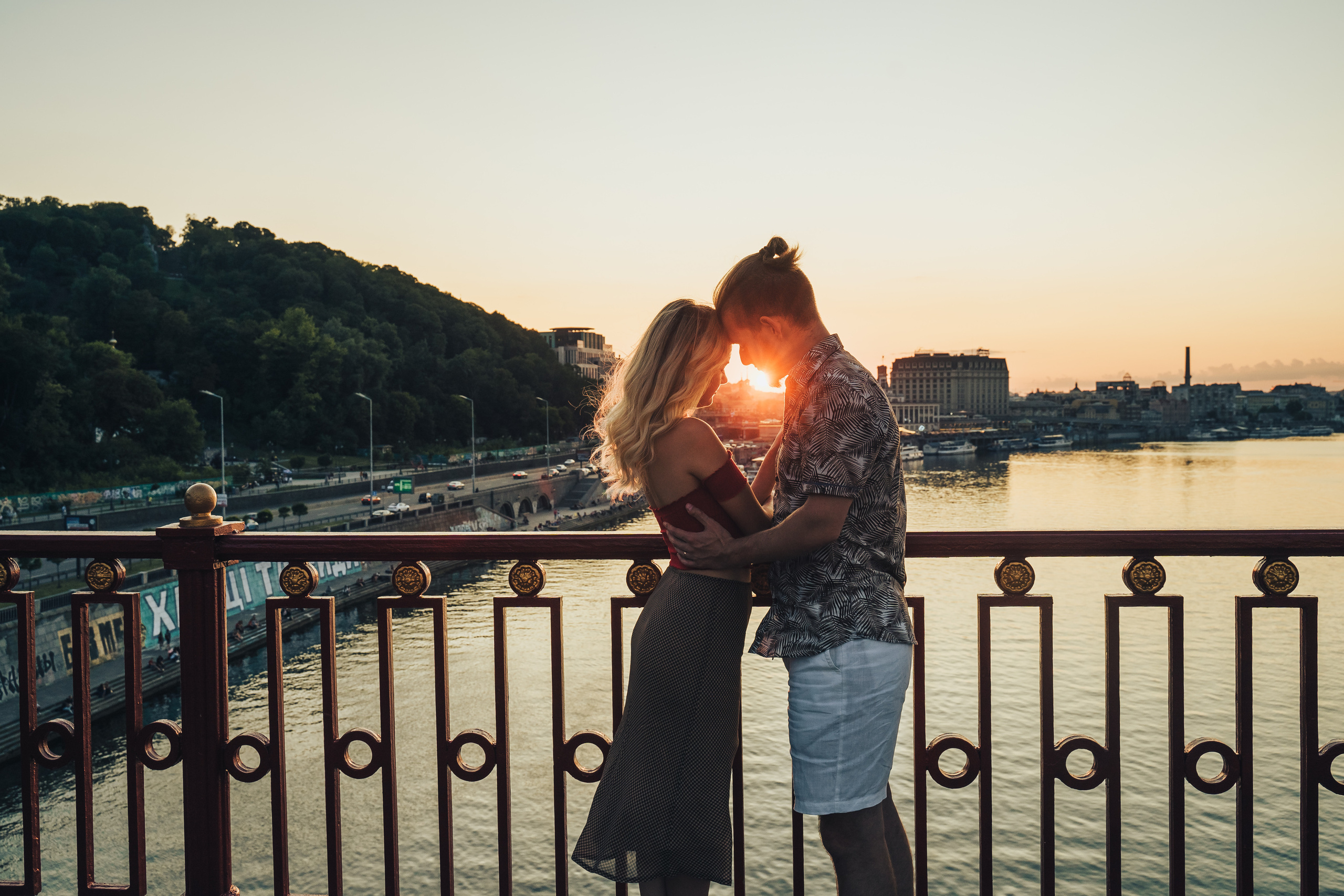 Beautiful sunset. Photographer in London Daria Agafonova